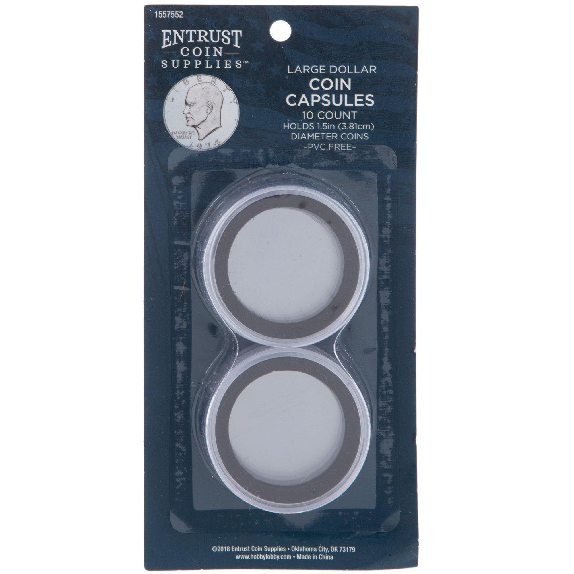Large Dollar Coin Capsules Hobby Lobby 1557552