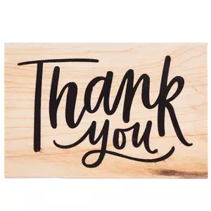 Thank You Circle Seal Rubber Stamp