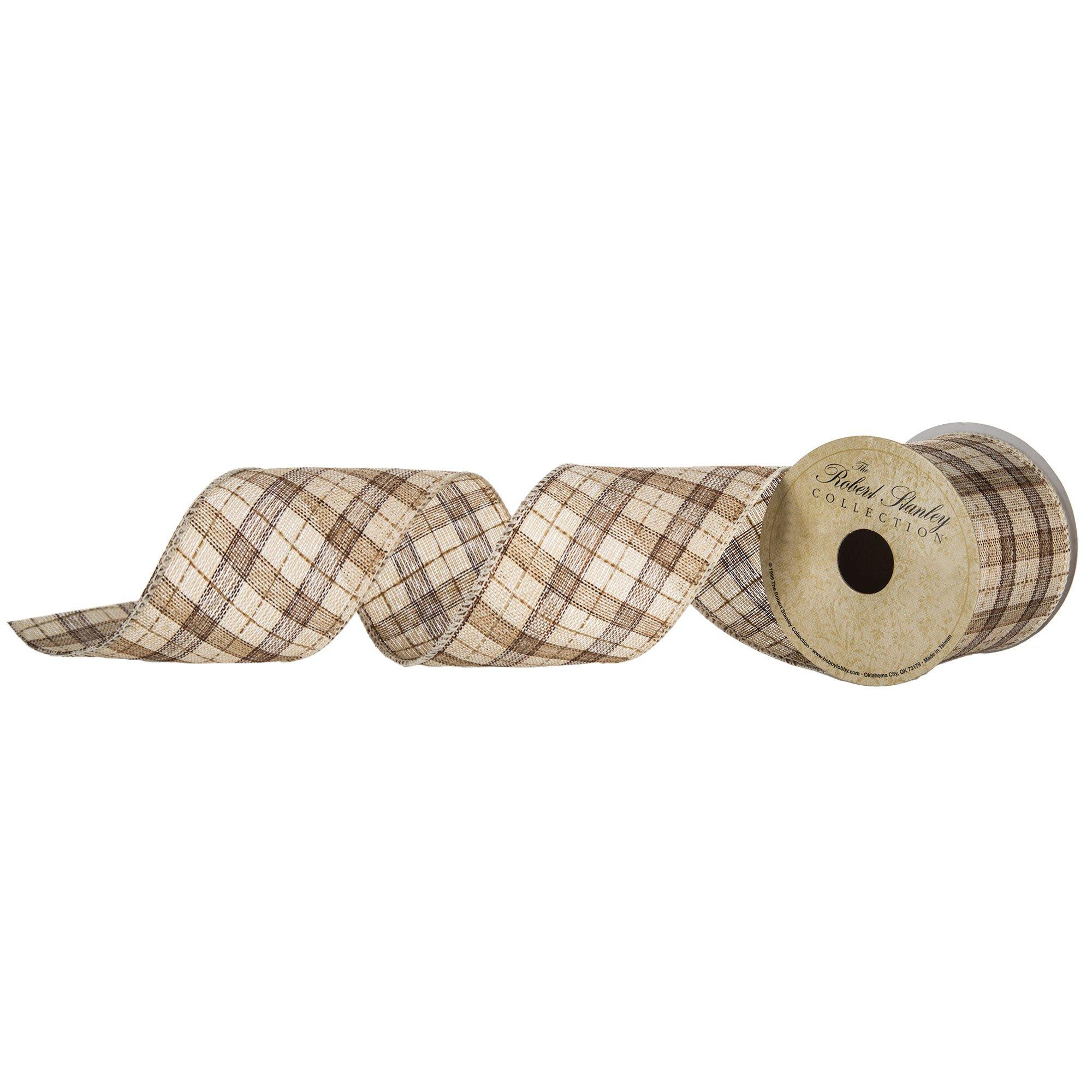 Gingham Wired Edge Ribbon - 2 1/2, Hobby Lobby, 2222214