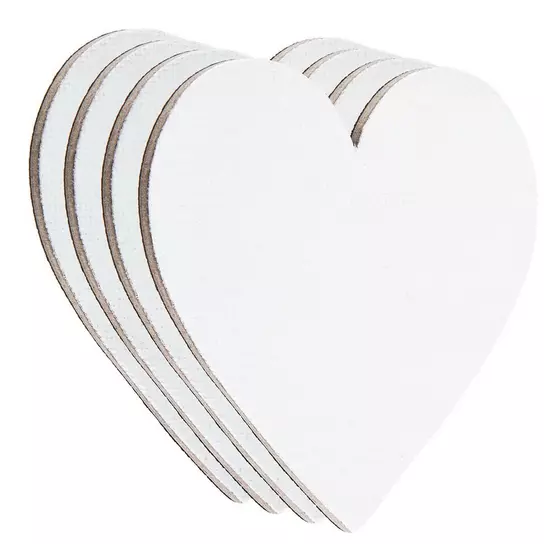 Heart Magnetic Blank Canvas Set - 3