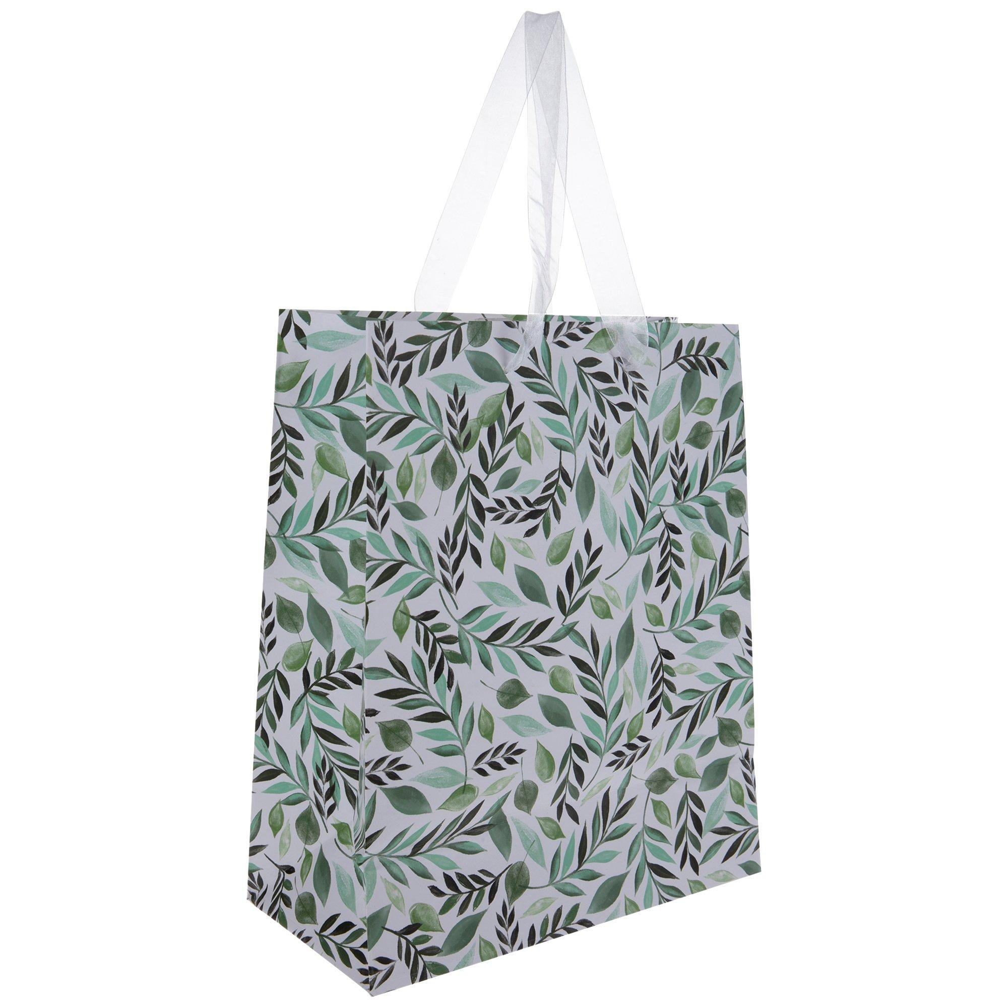 Watercolor Greenery Paper Gift Bags