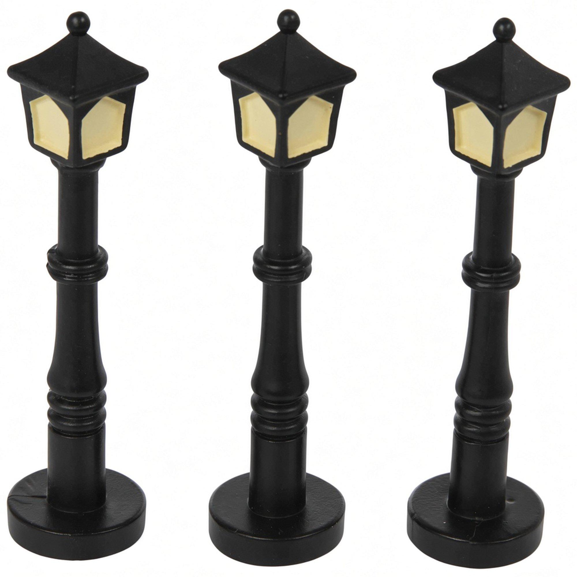 Miniature Black Lamp Posts view 1