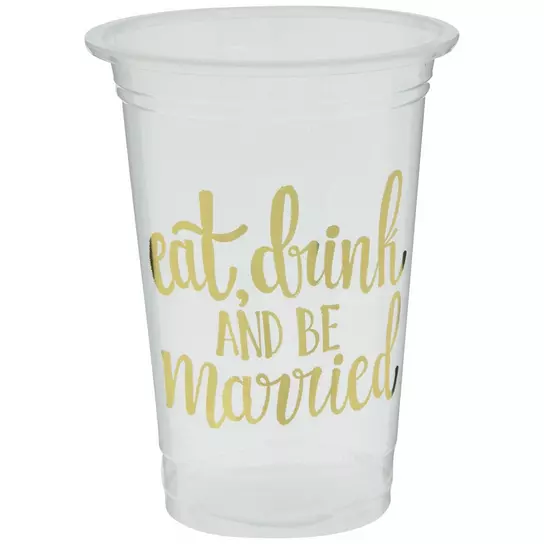 Eat, Drink & Be Married Cups | Hobby Lobby | 1583426
