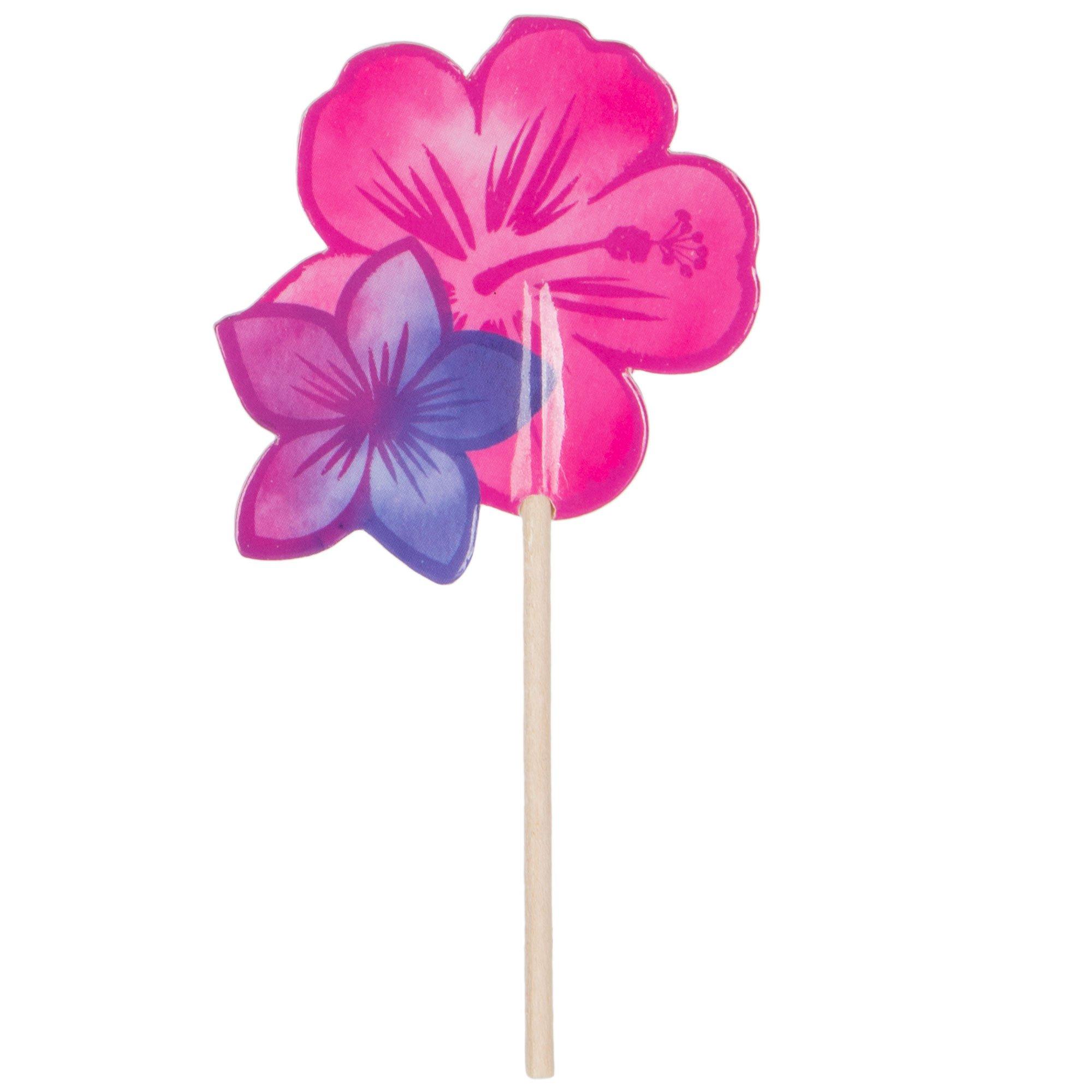 Luau Flowers Cupcake Toppers Hobby Lobby 1587187