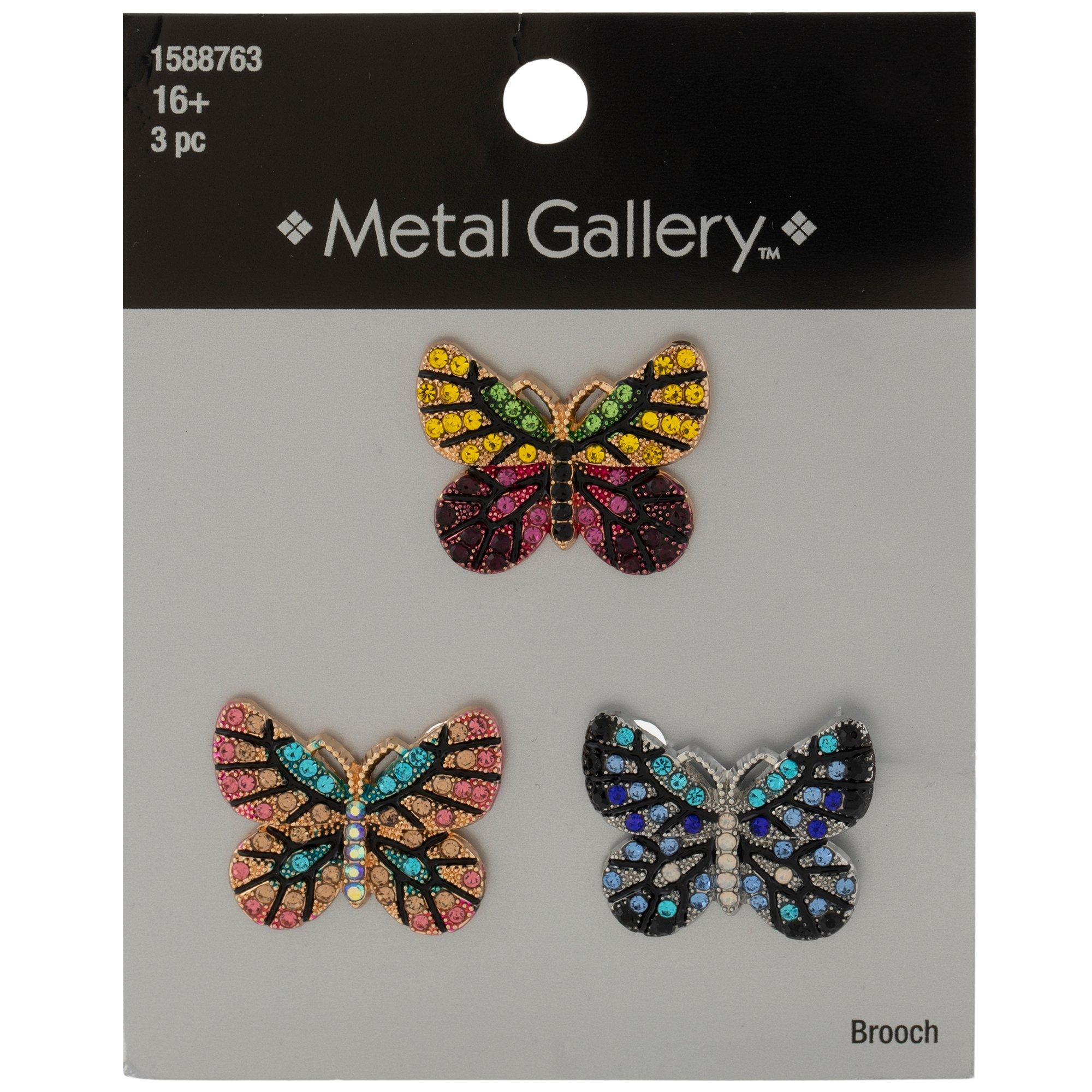 Butterfly Rhinestone Brooches, Hobby Lobby