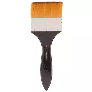 Gold Taklon Flat Paint Brush - 3"