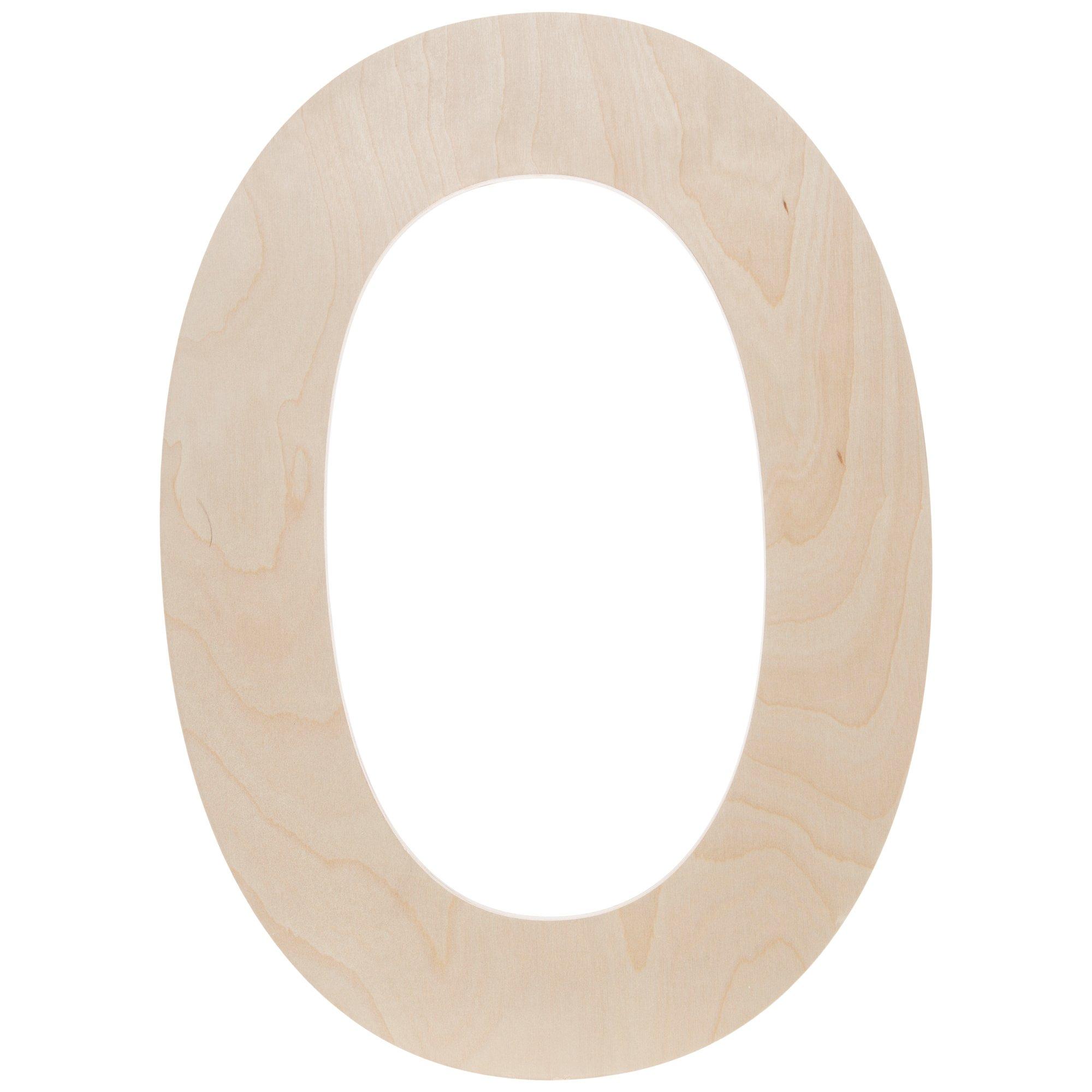 Typewriter Font Wood Number 18" Hobby Lobby 1593193