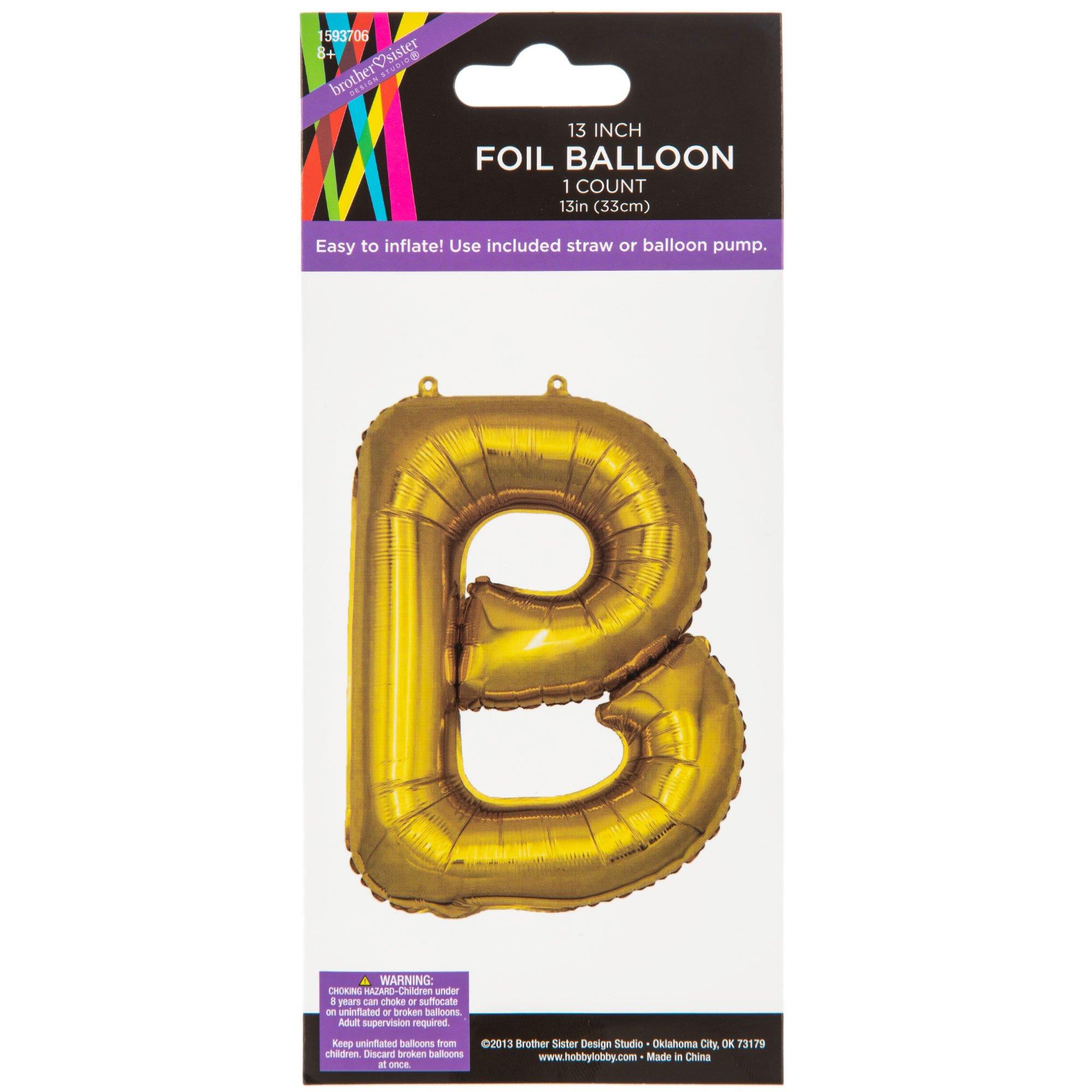 Foil Letter Balloon Hobby Lobby 1593706
