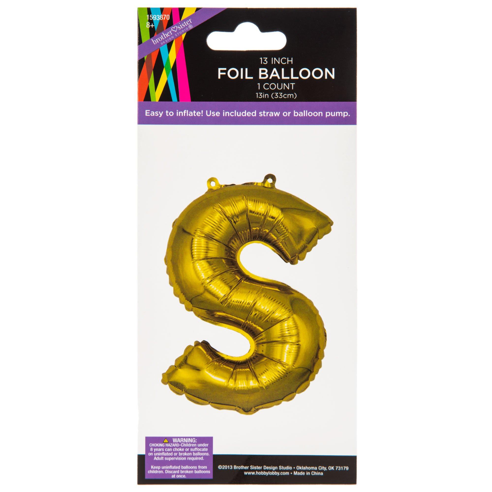 Foil Letter Balloon Hobby Lobby 1593870