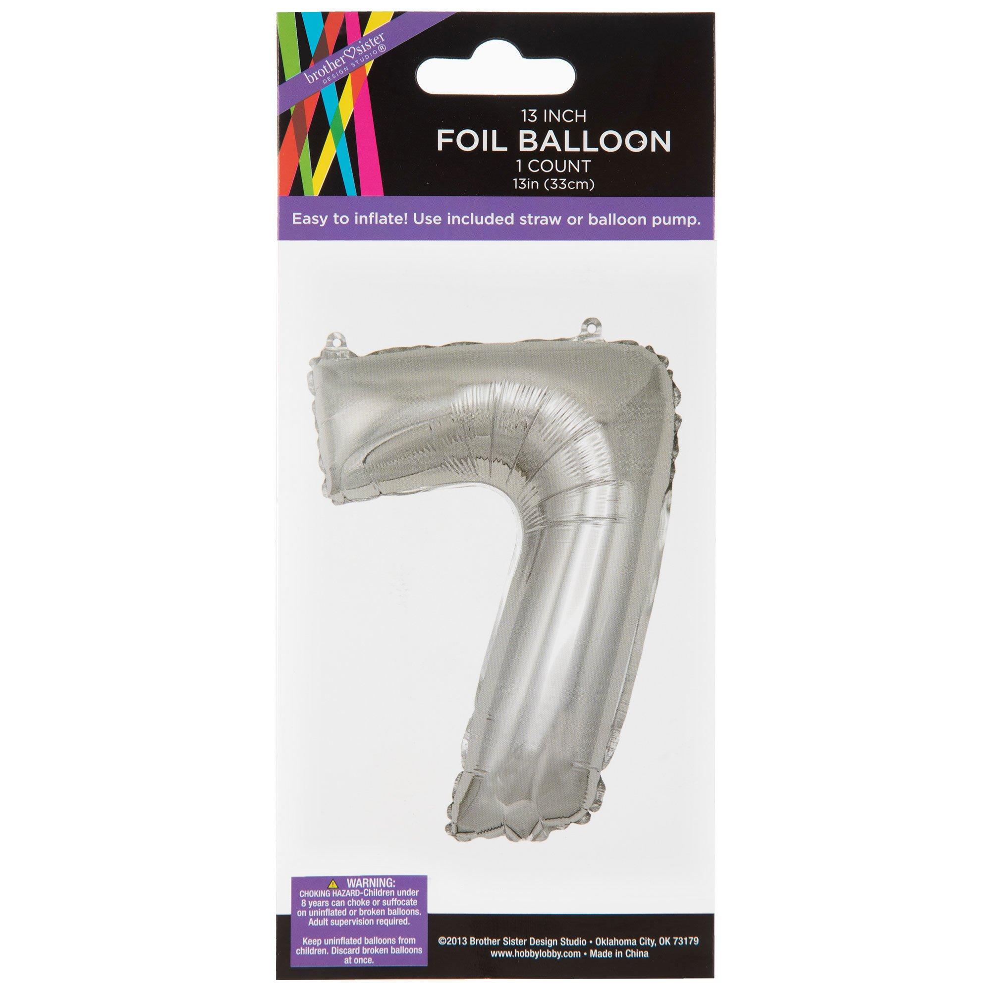 Foil Number Balloon