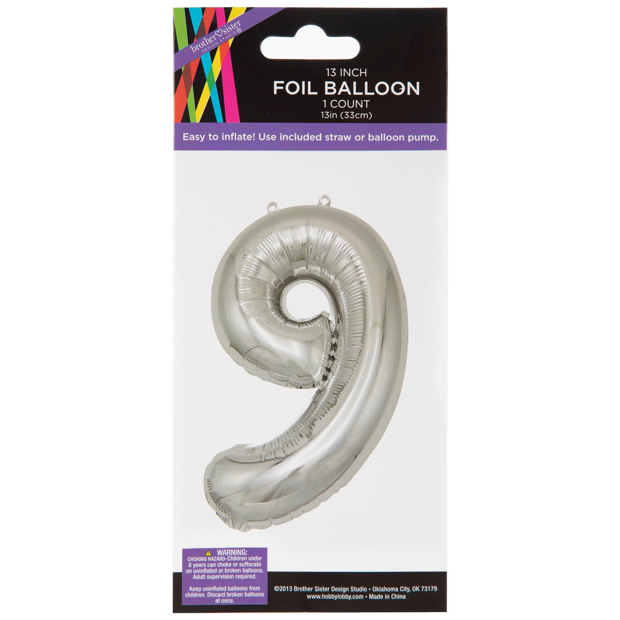 Foil Number Balloon Hobby Lobby 1594142
