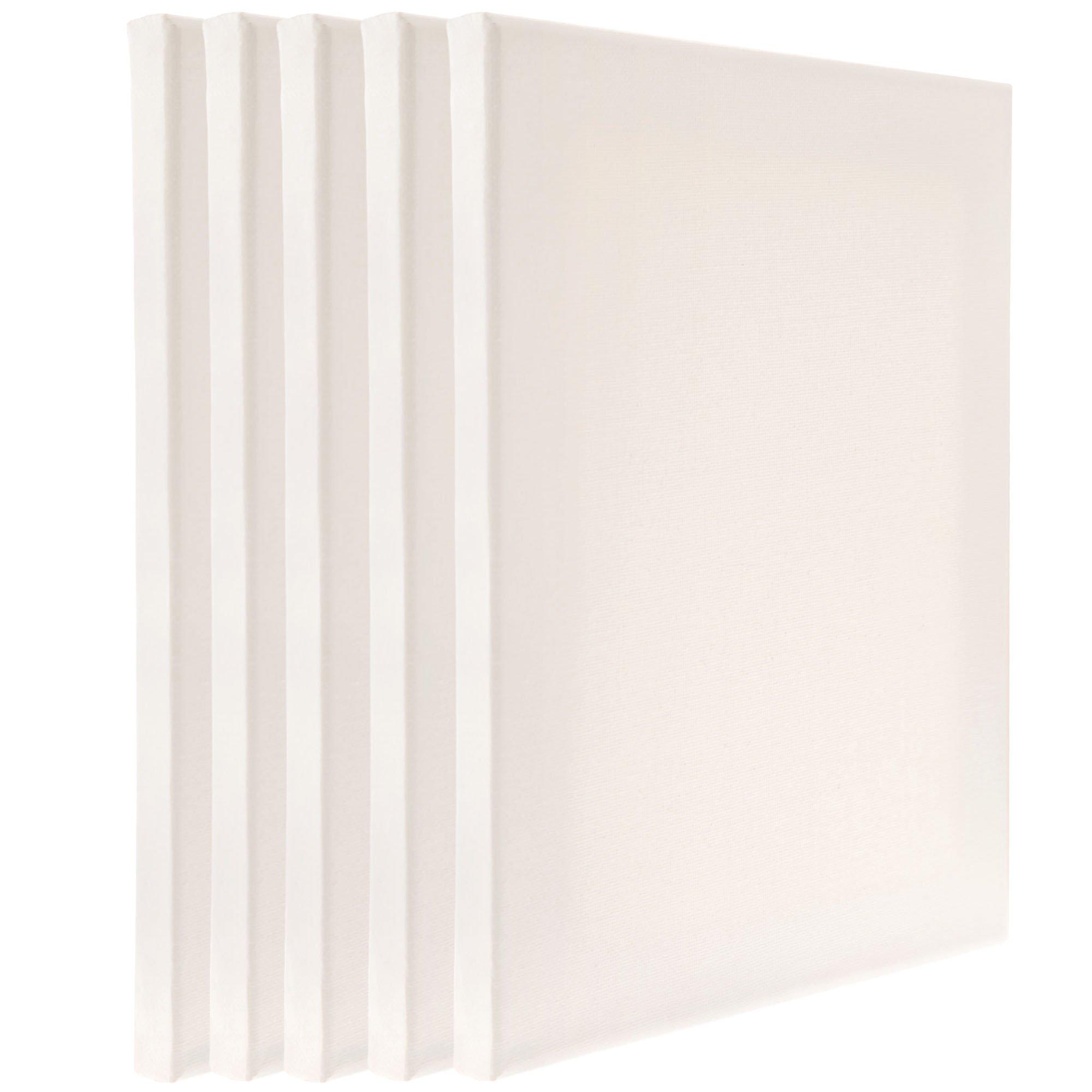 YRYM HT Painting Canvas Panels - 16 Pack 5 x 7 Inch Triple Primed