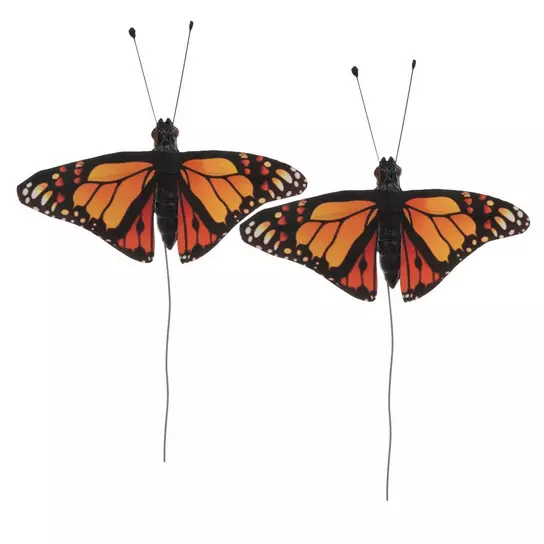 4 Monarch Butterfly With Clip by Bloom Room