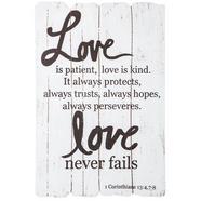 1 Corinthians 13 4 Wood Wall Decor Hobby Lobby 1598184