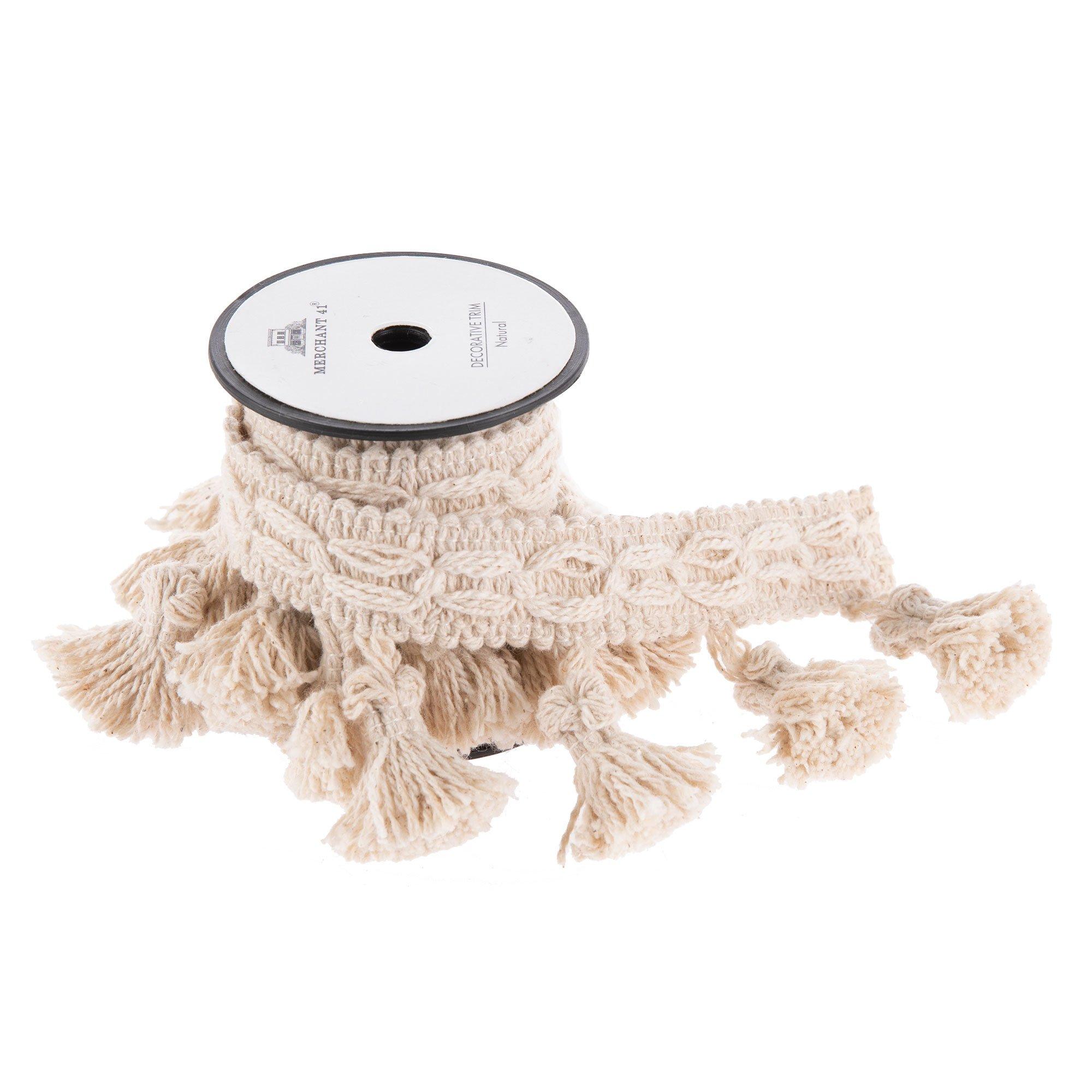 Natural Tassel Fringe Trim 2 3/8" Hobby Lobby 1600030