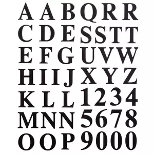 Alphabet Stickers 180 Pieces - Studio 112 - S112 Neutral Black