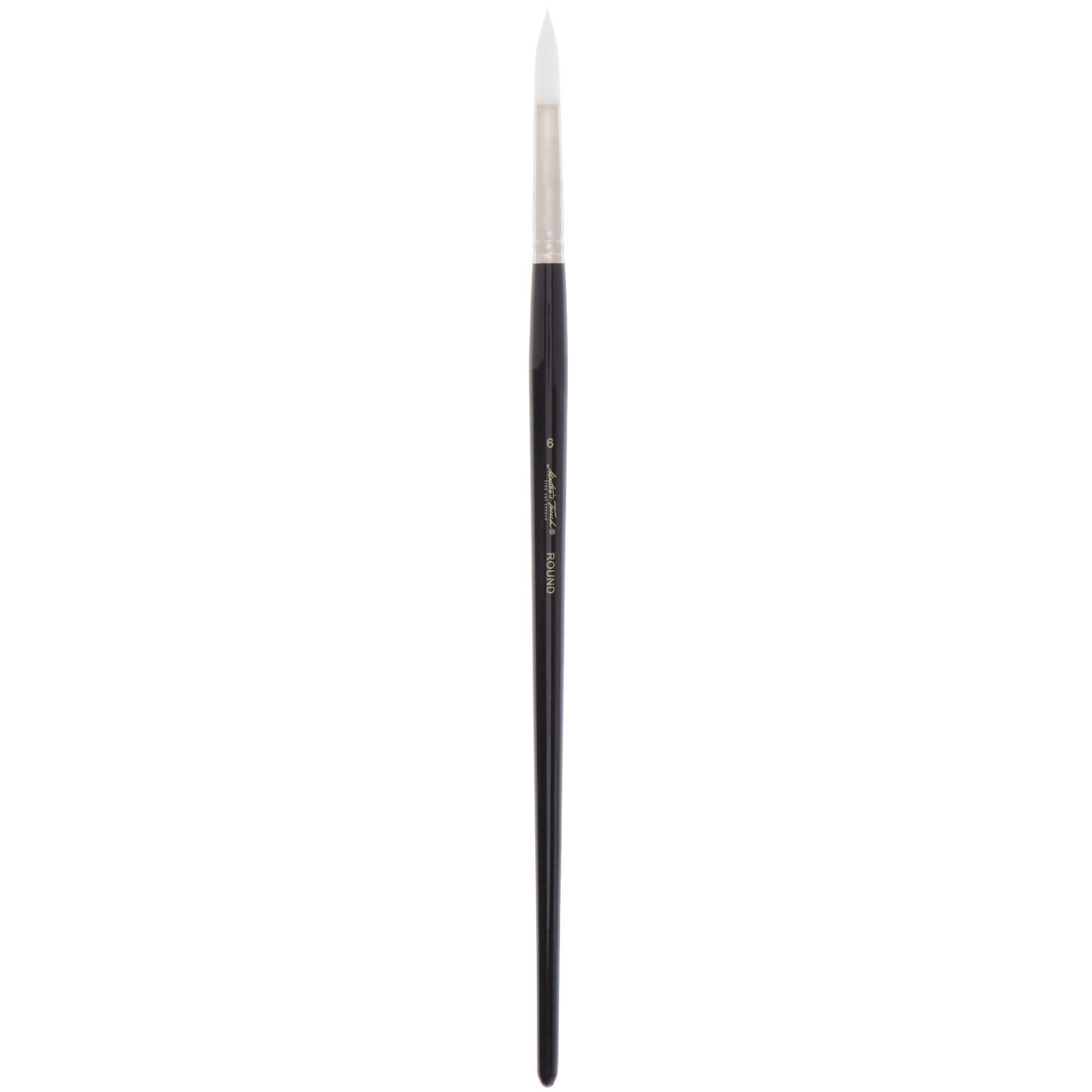 Premium White Taklon Round Paint Brush Hobby Lobby 1604867