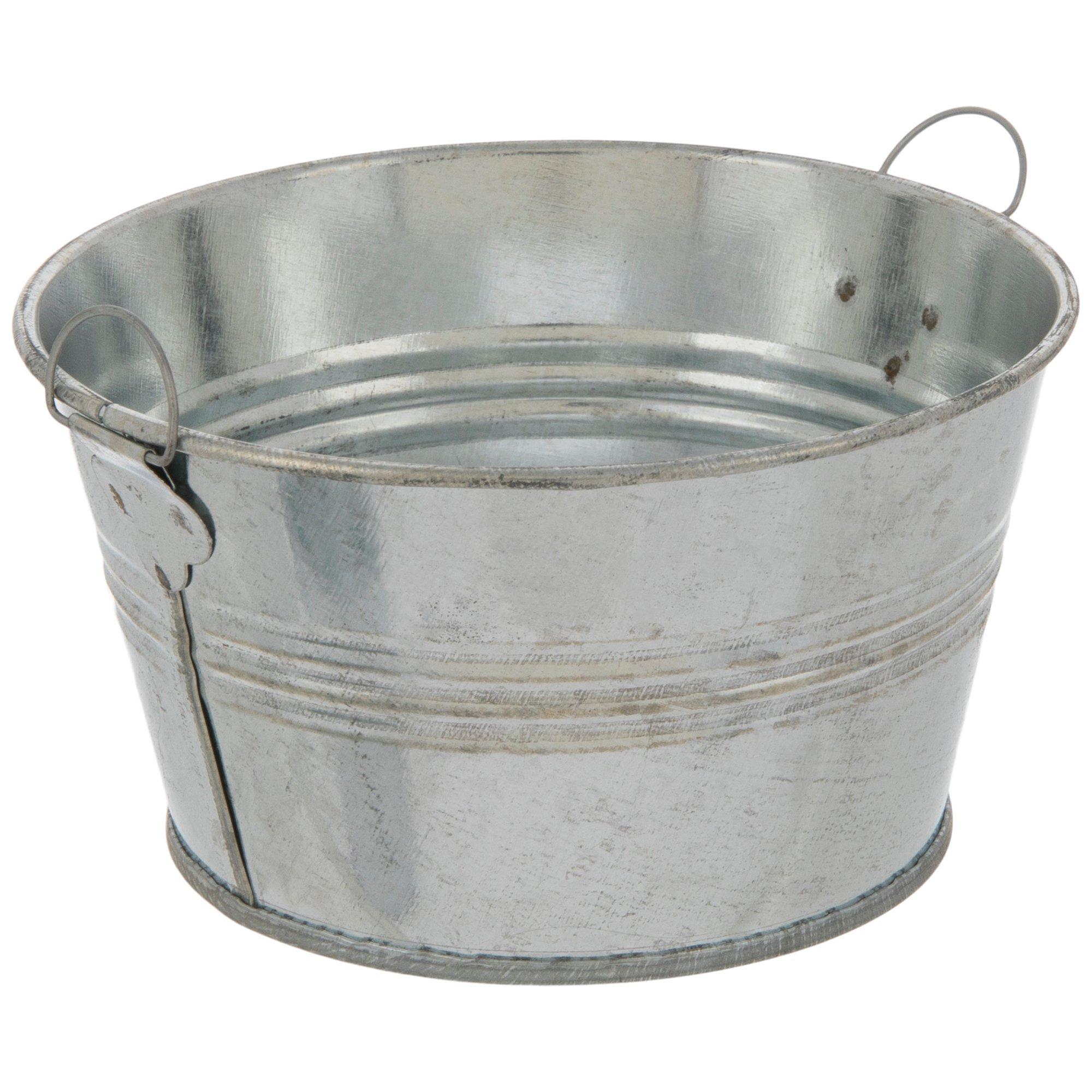 Galvanized Metal Basin Container