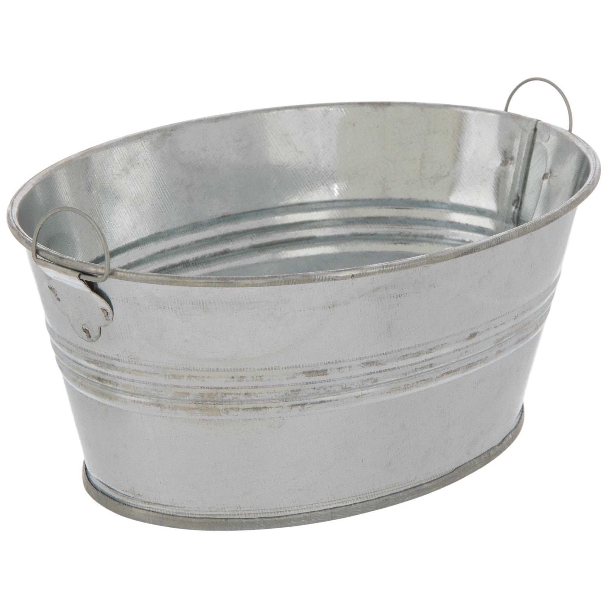 Galvanized Metal Basin Container
