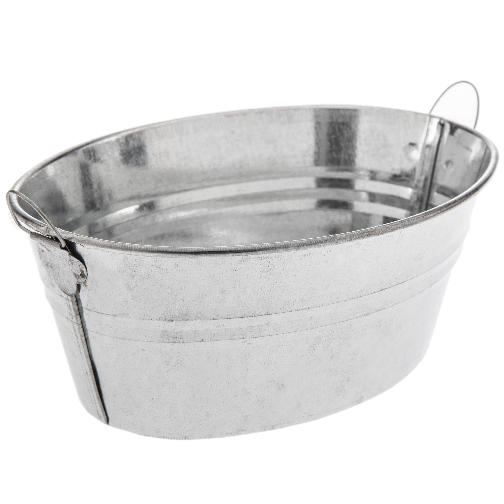 Metal Container w/Lid - Oval