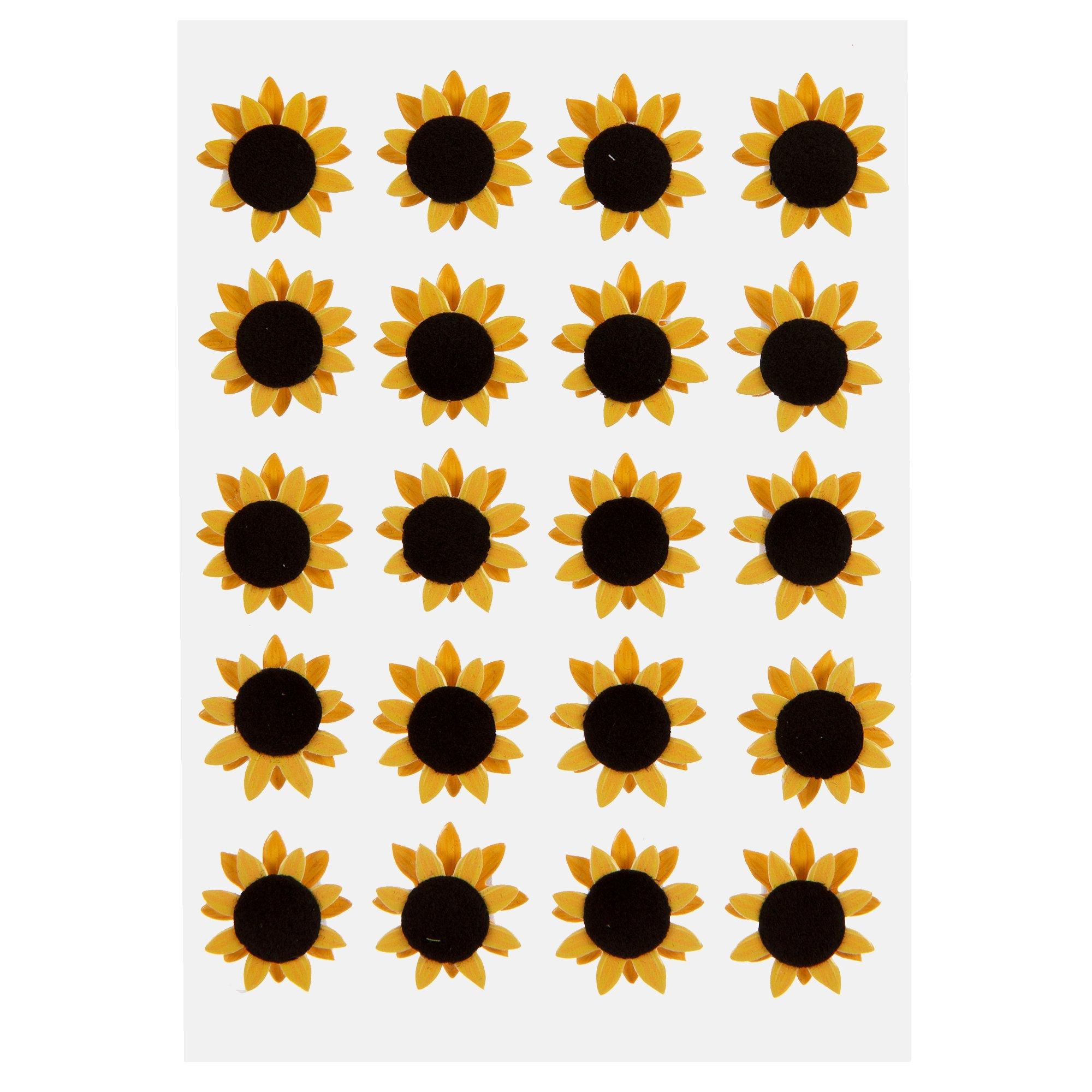 Sunflower 3D Stickers Hobby Lobby 1607795