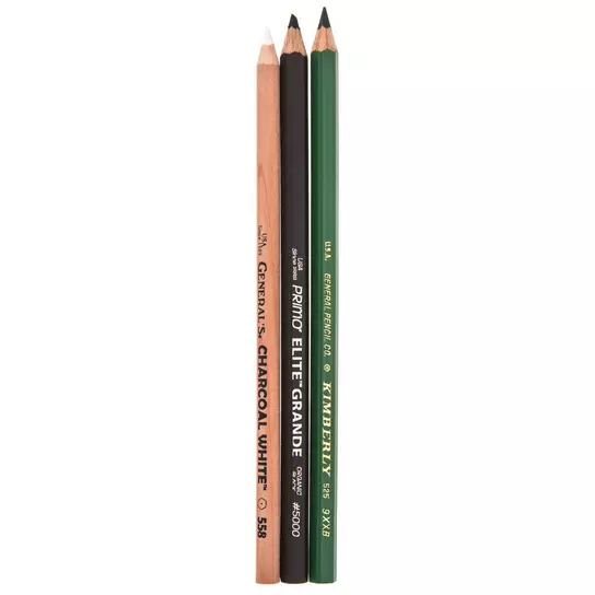 2B General's Charcoal Pencils - 2 Piece Set, Hobby Lobby