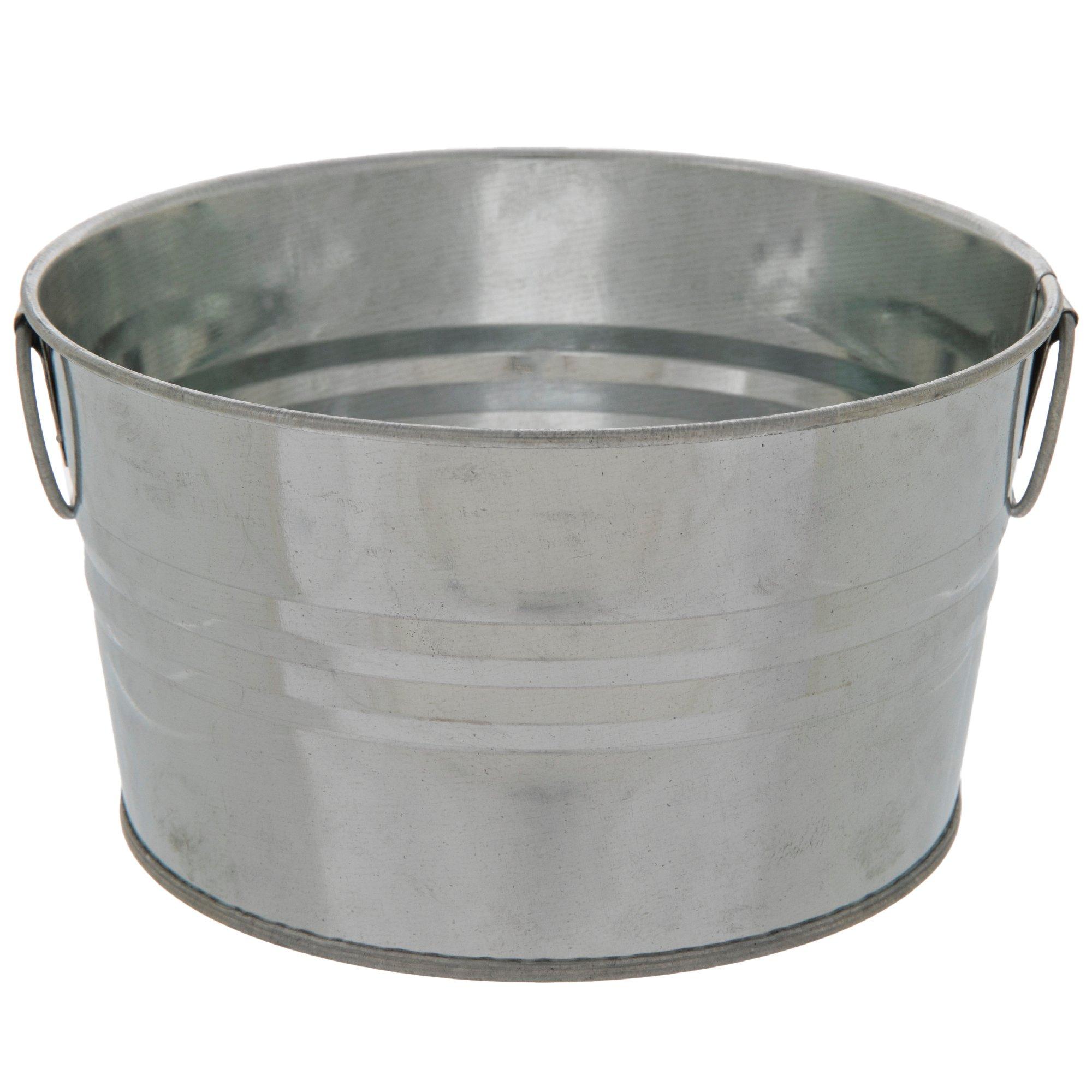 Galvanized Metal Basin Container