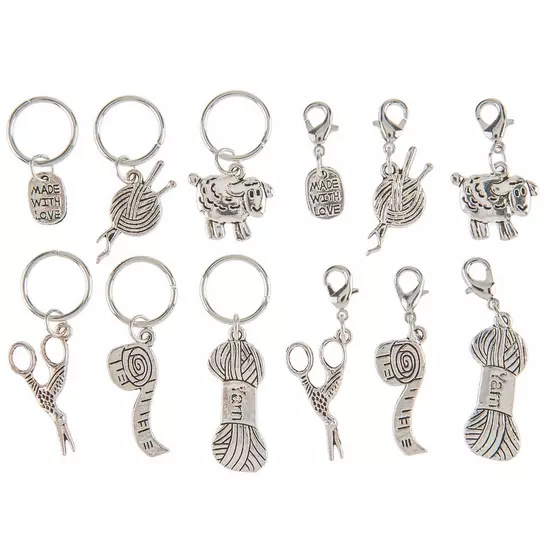 Write-on Eraseable Stitch Markers for Crocheting & Knitting 8