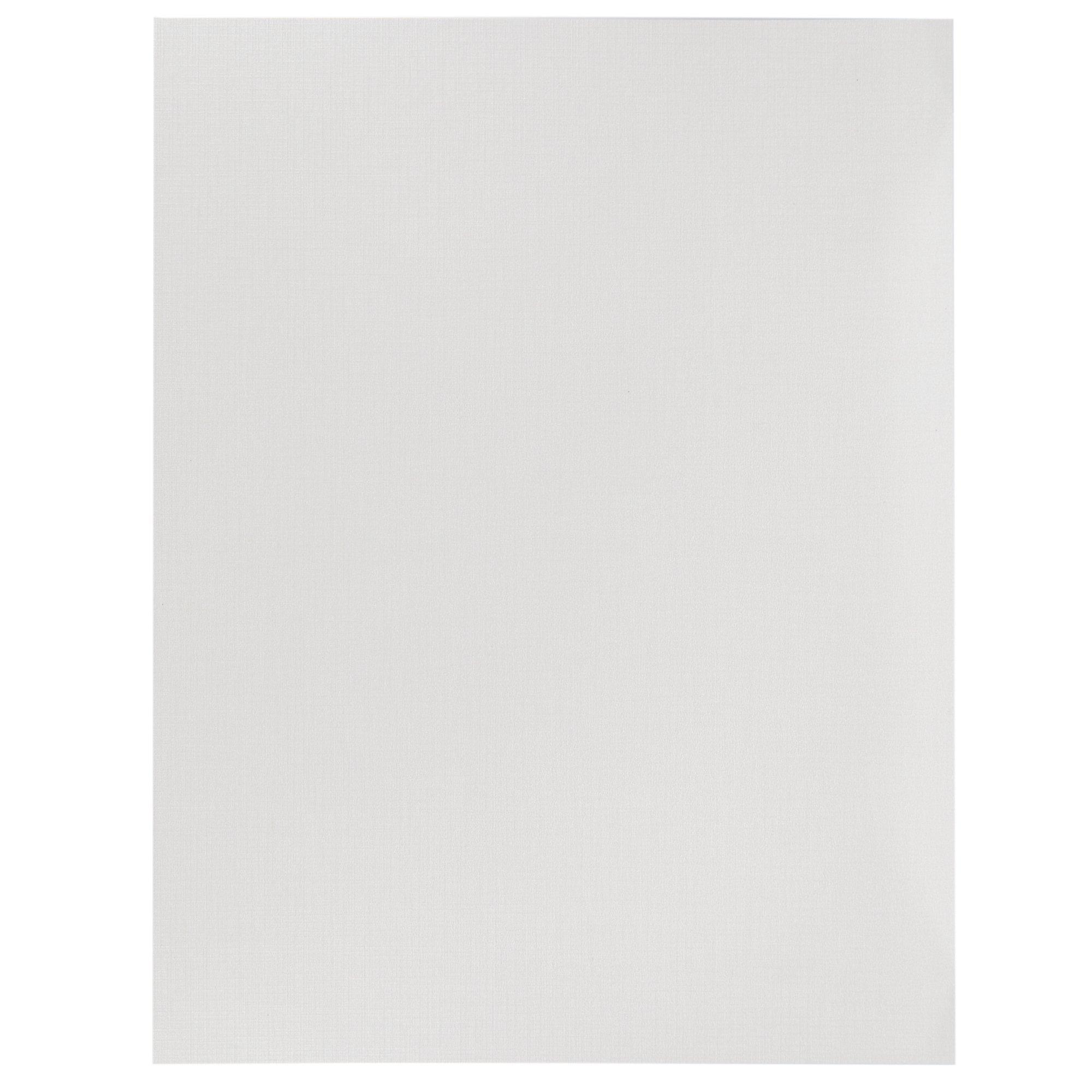 White Pearl Linen Cardstock Paper - 8 1/2 x 11