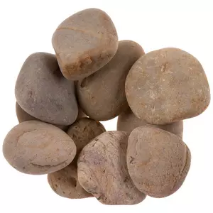[About 92 PCS - 100 PCS](18 Pounds) River Rocks,Flat Rocks,Painting  Stones,2-3.3 Painting Rocks,Naturally Stones,Arts Rocks,Craft Rocks,DIY  Rocks