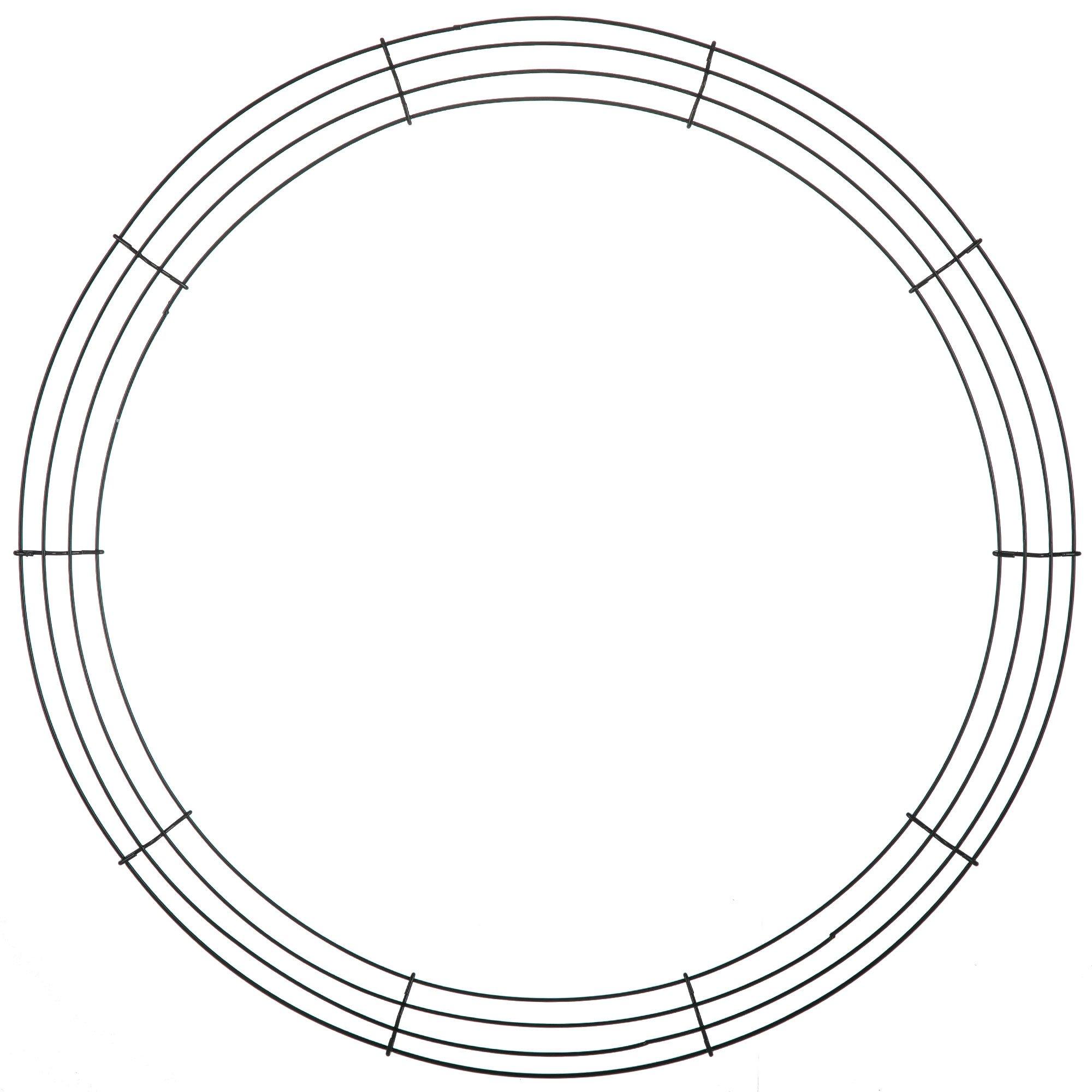 Round Metal Wire Wreath Frame