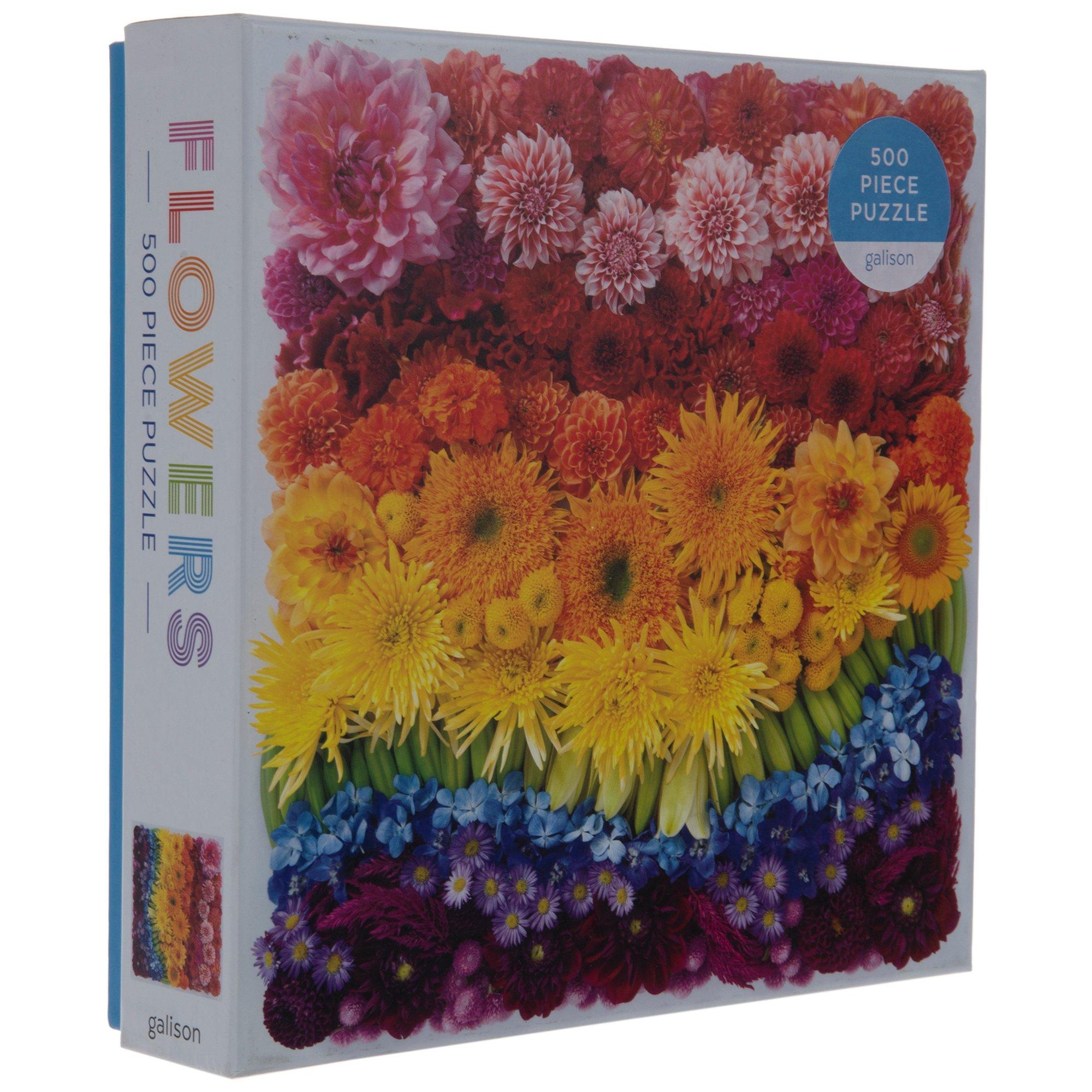 Rainbow Flowers Puzzle Hobby Lobby 1613892