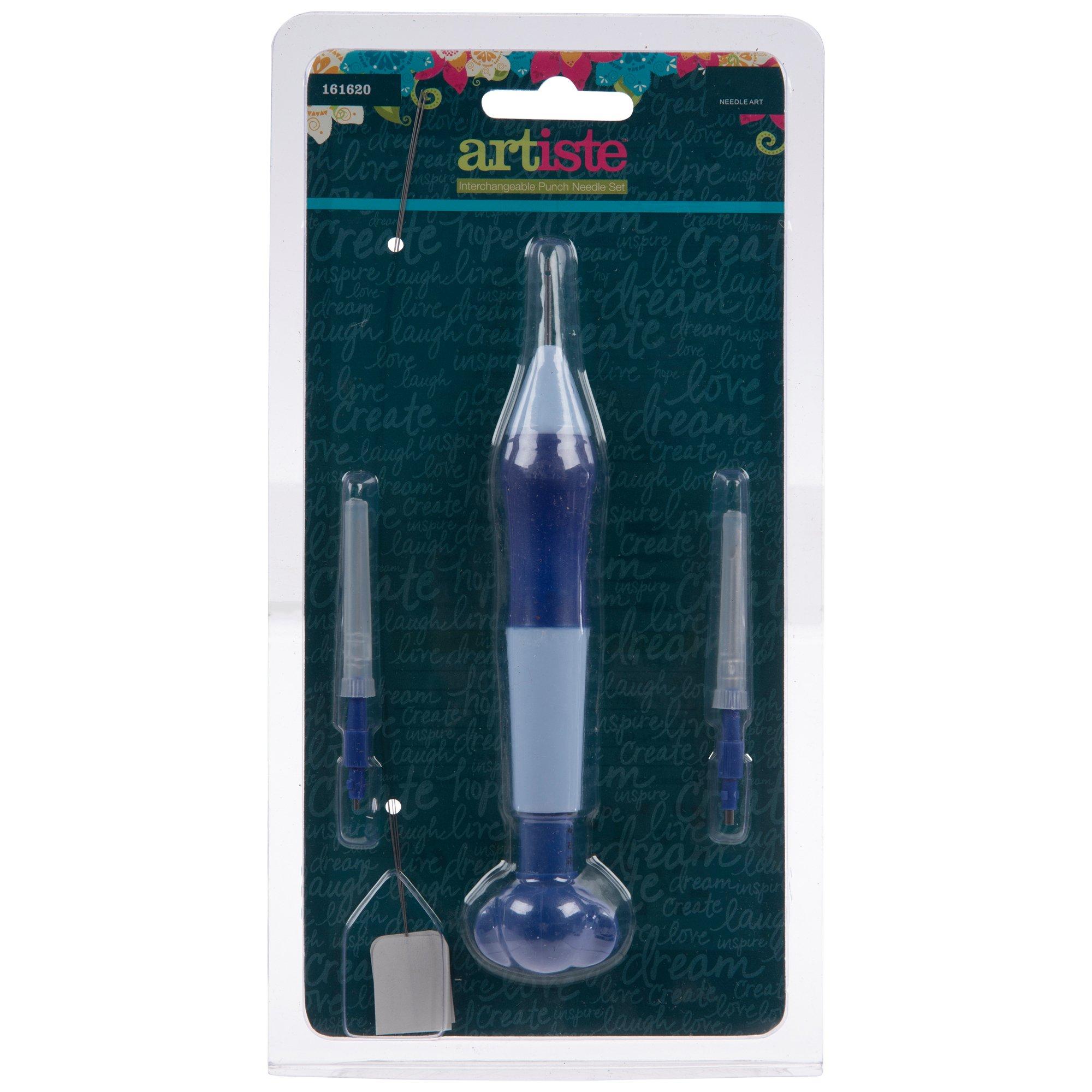 Interchangeable Tip Punch Needle Set