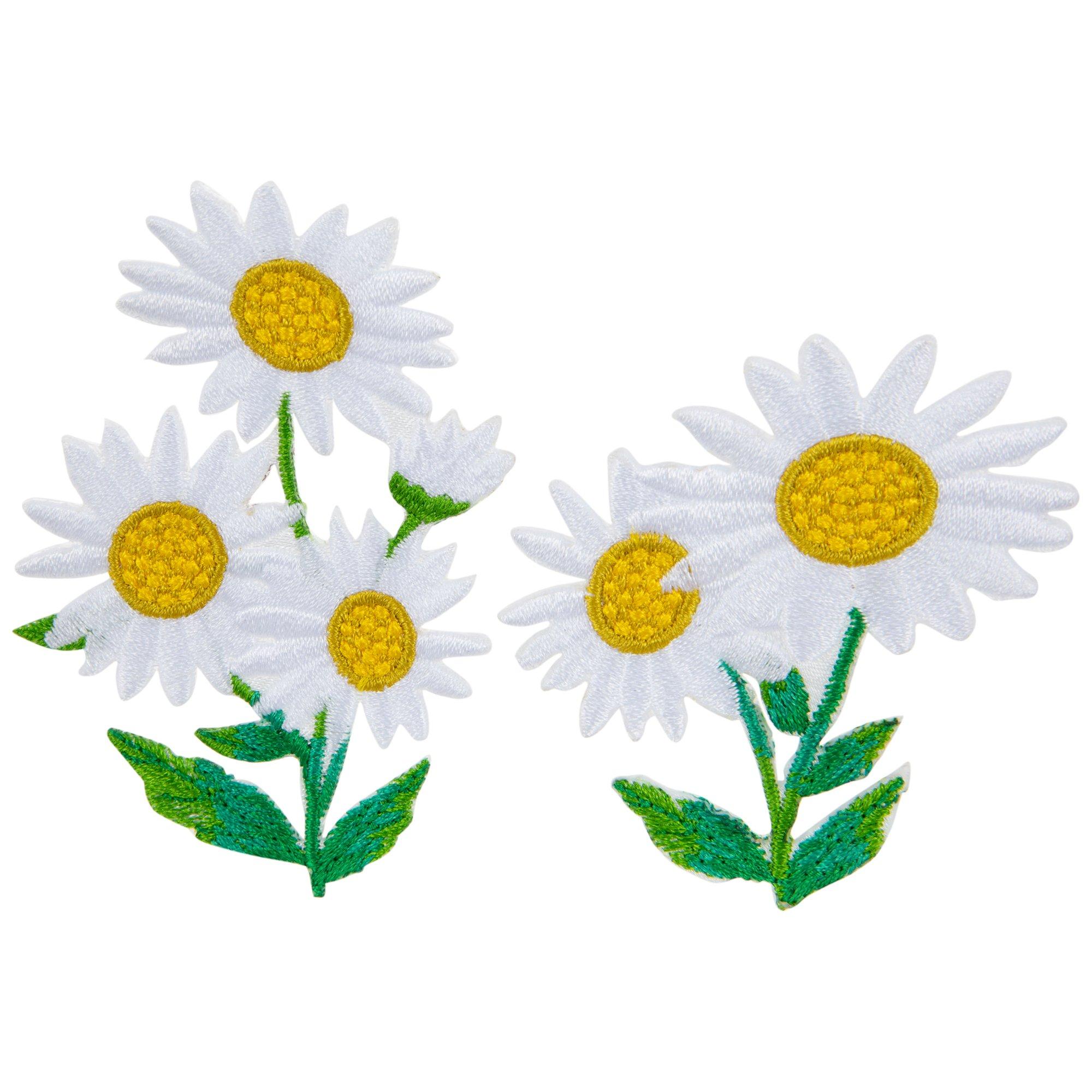 トラックパンツ・ジャージ HUECLOSET Daisy Patch Sheepskin setup Training PT 25KERO18 Daisy Iron-On Patches | Hobby Lobby | 1618677