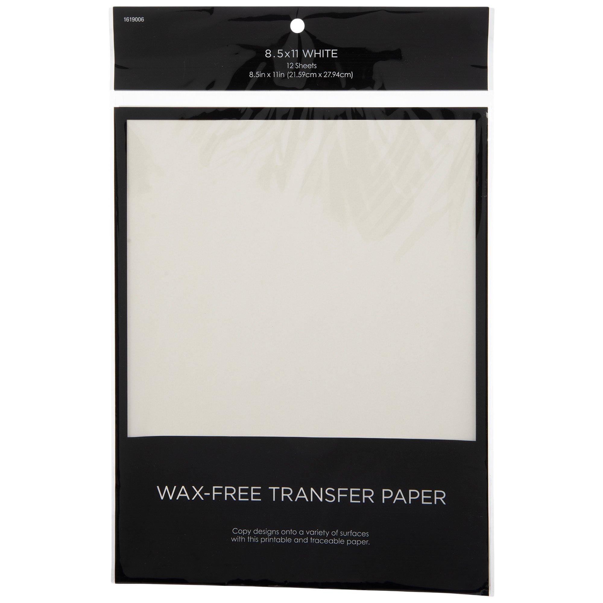 Wax-Free Transfer Paper - 8 1/2 x 11