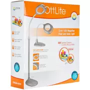 OttLite 2-in-1 Magnifier Floor & Table Light