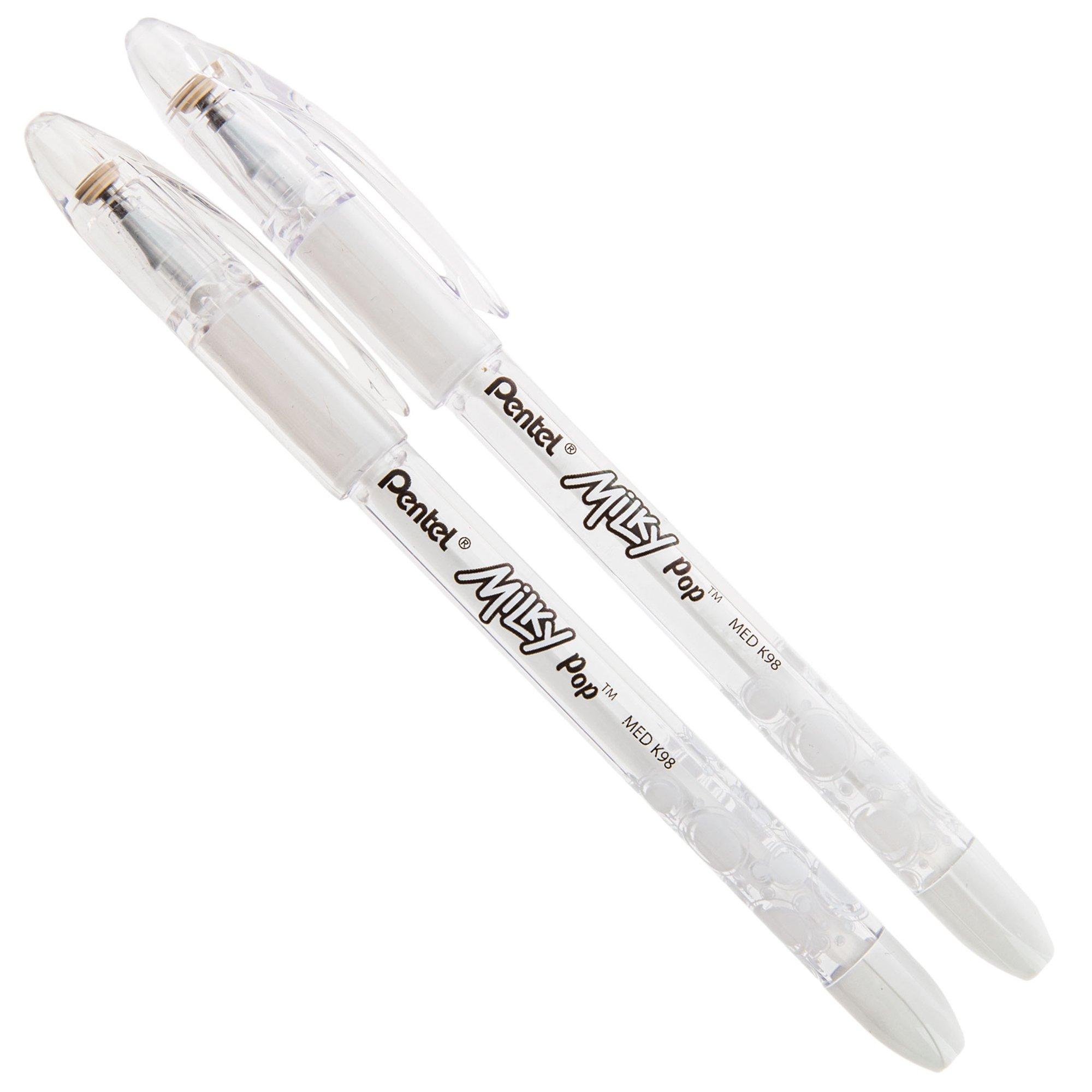 Marie's Gel Pen Set White Gold Silver Fine Point Opaque - Temu