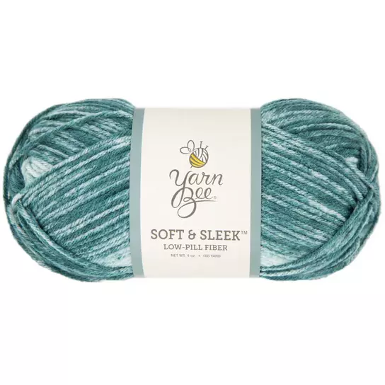 Yarn Bee Soft & Sleek Print Yarn, Hobby Lobby, 2196269