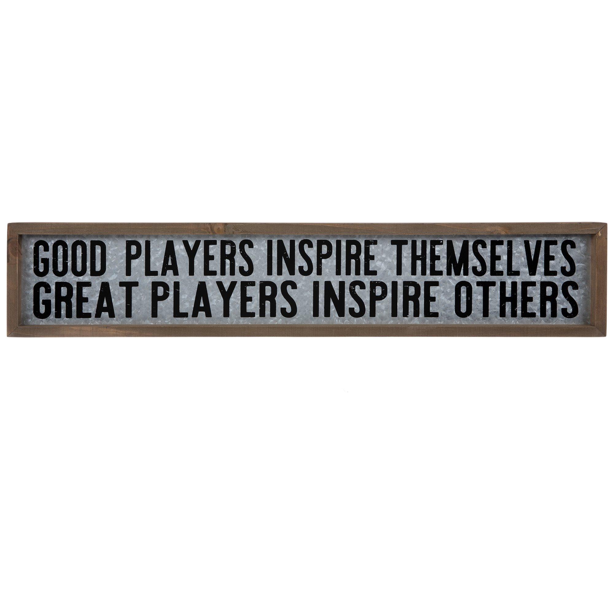 Great Players Inspire Metal Wall Decor Hobby Lobby 1628569