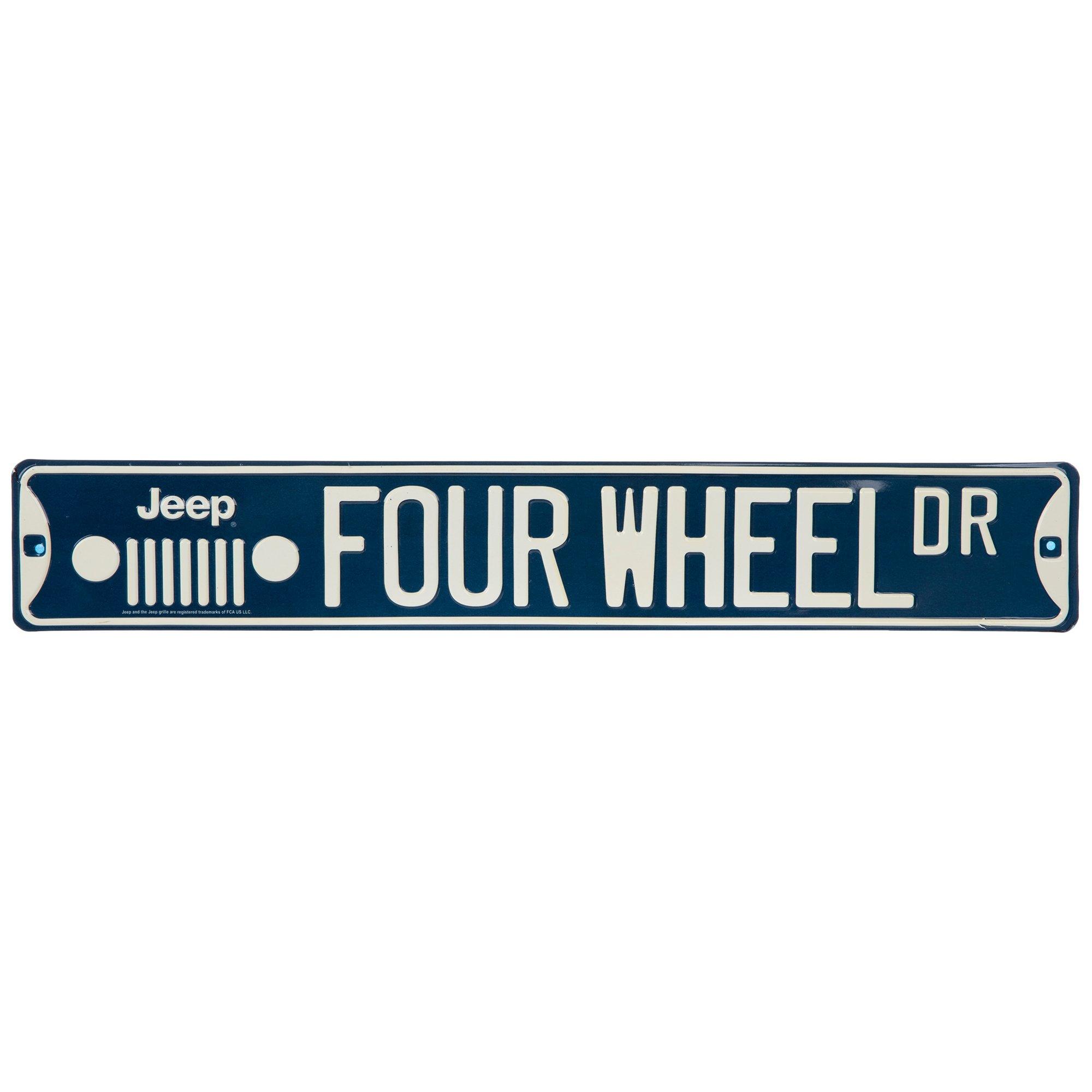 Jeep Four Wheel Drive Metal Sign Hobby Lobby 1629864