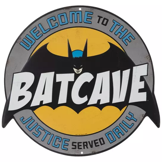 Batman Logo Metal Sign, Hobby Lobby