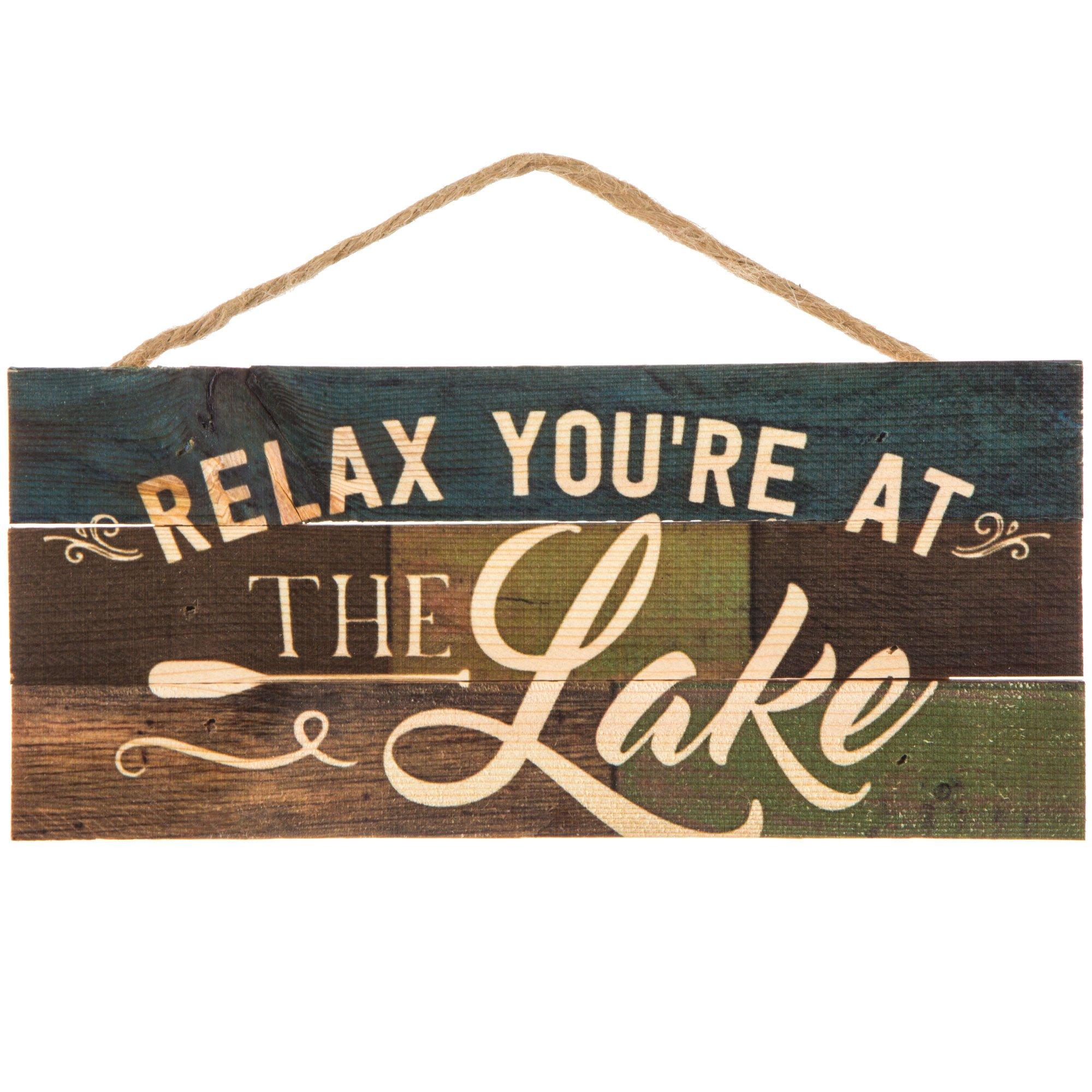 Relax You're At The Lake Wood Wall Decor Hobby Lobby 1634351