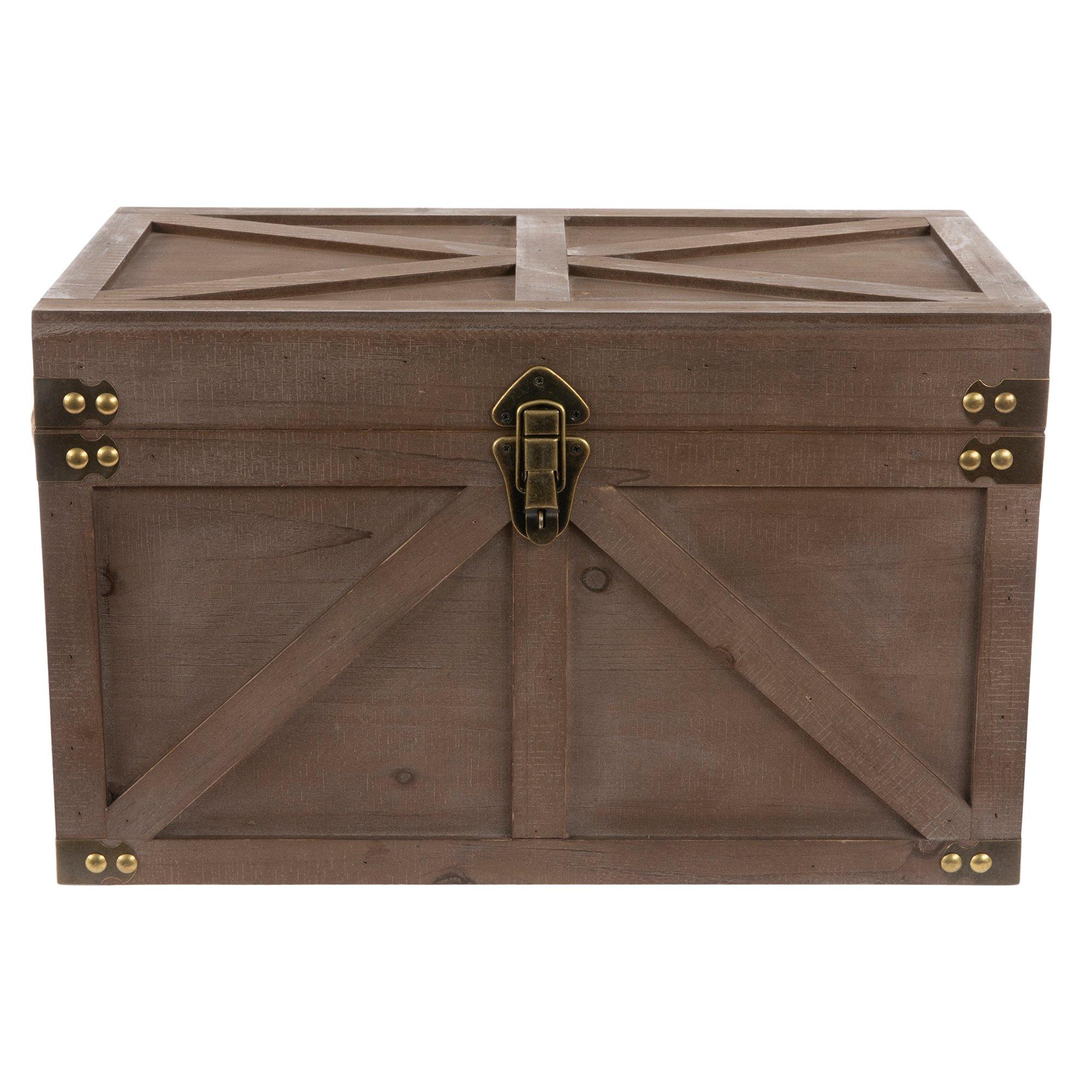 Brown Wood Trunk Hobby Lobby 1634997