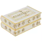 Holy Bible Rhinestone Jewelry Box