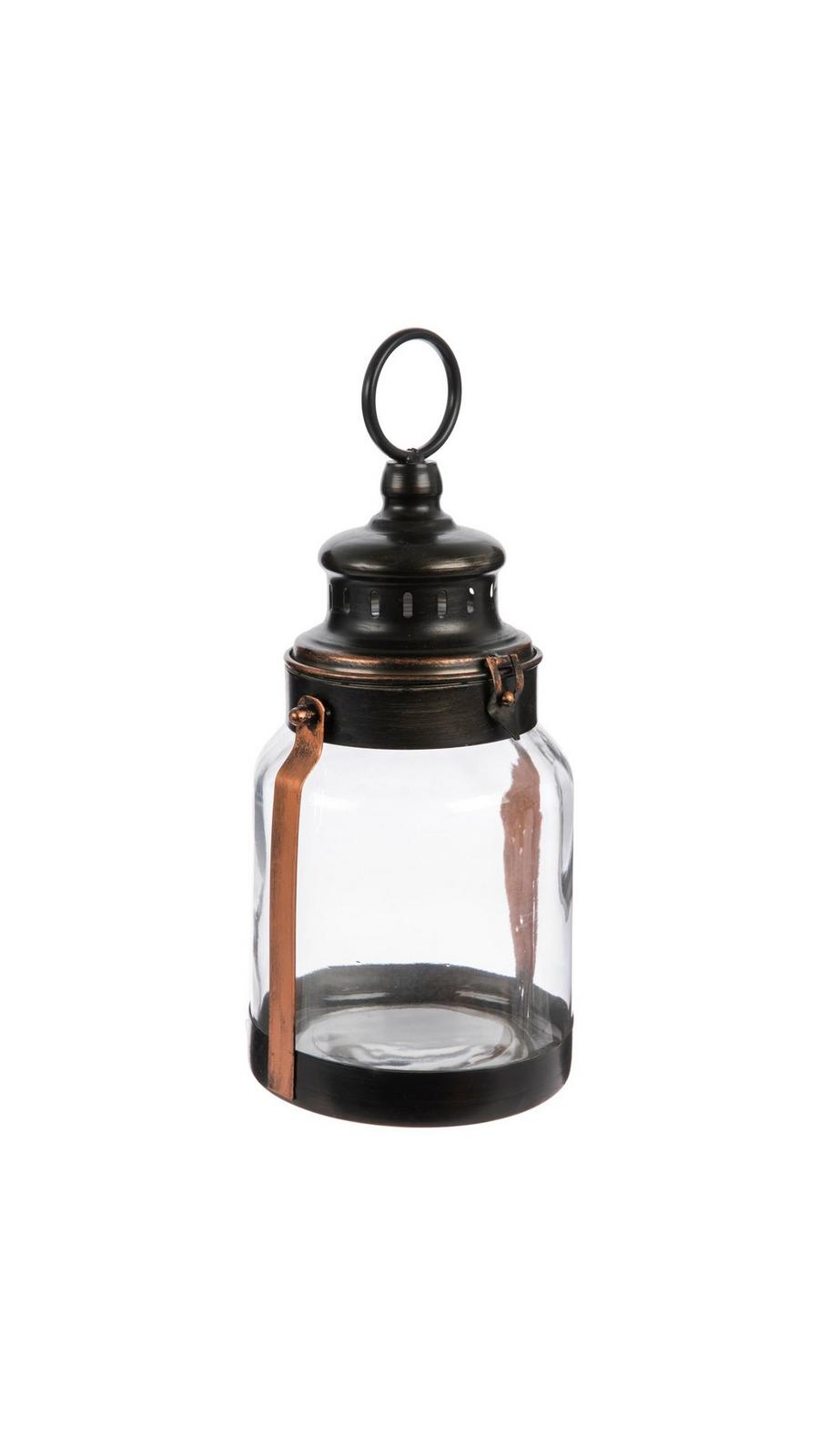 Burnished Black Metal Lantern | Hobby Lobby | 1637701
