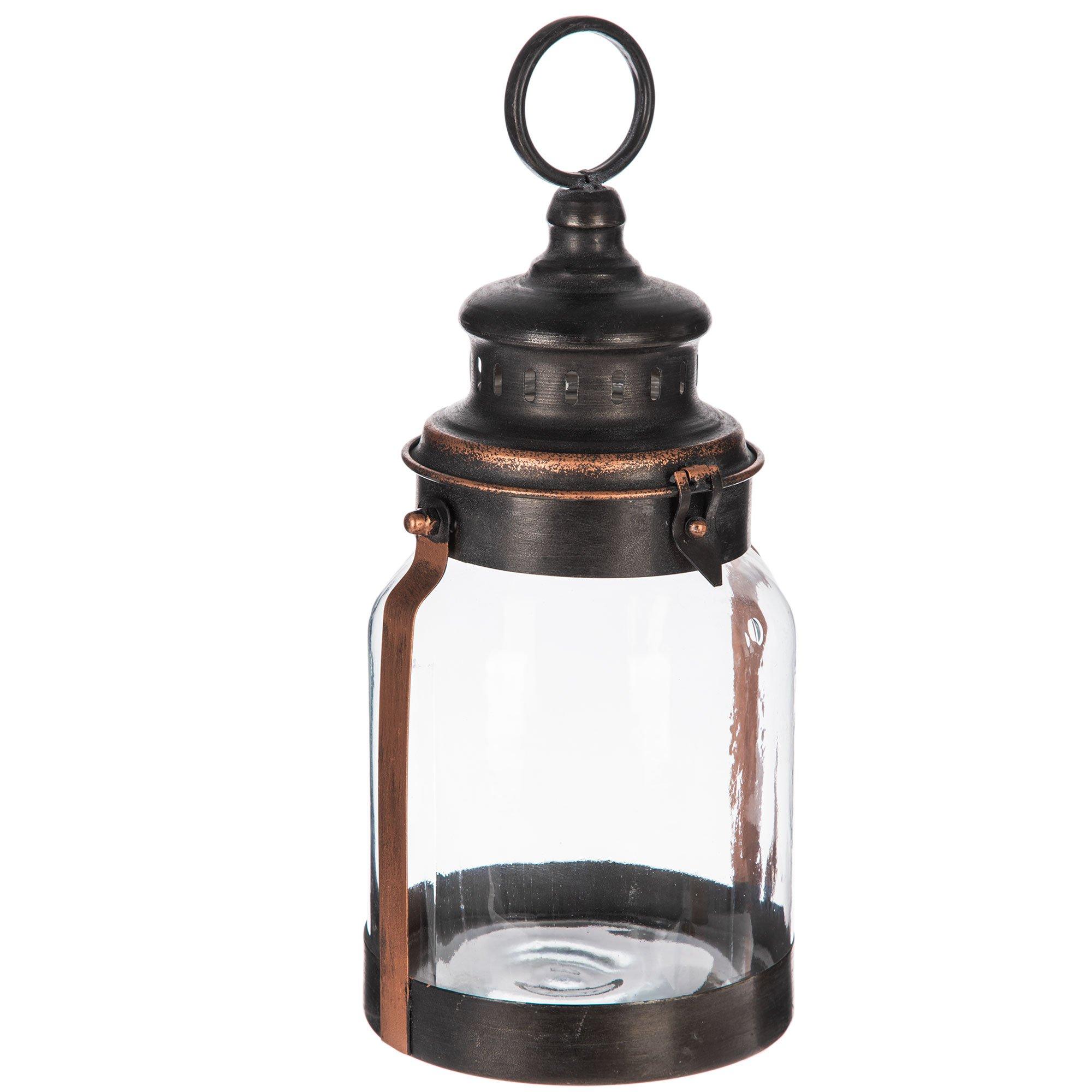 Burnished Black Metal Lantern Hobby Lobby 1637701