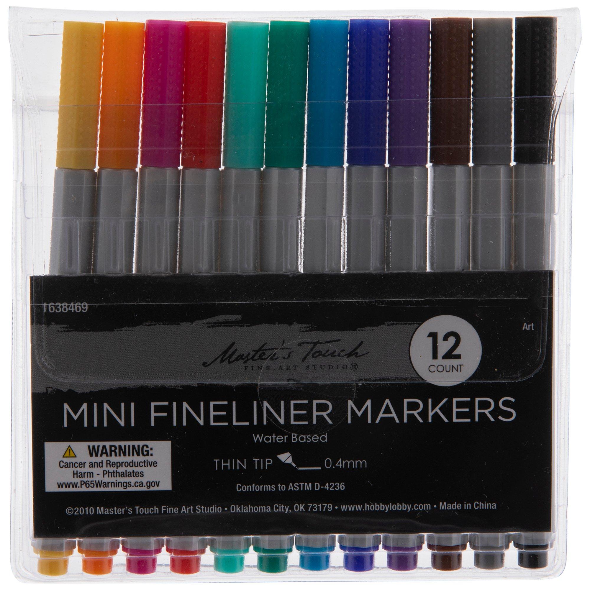 Signature Fine-Tip Markers with Case (12pc) – Harepin Creative