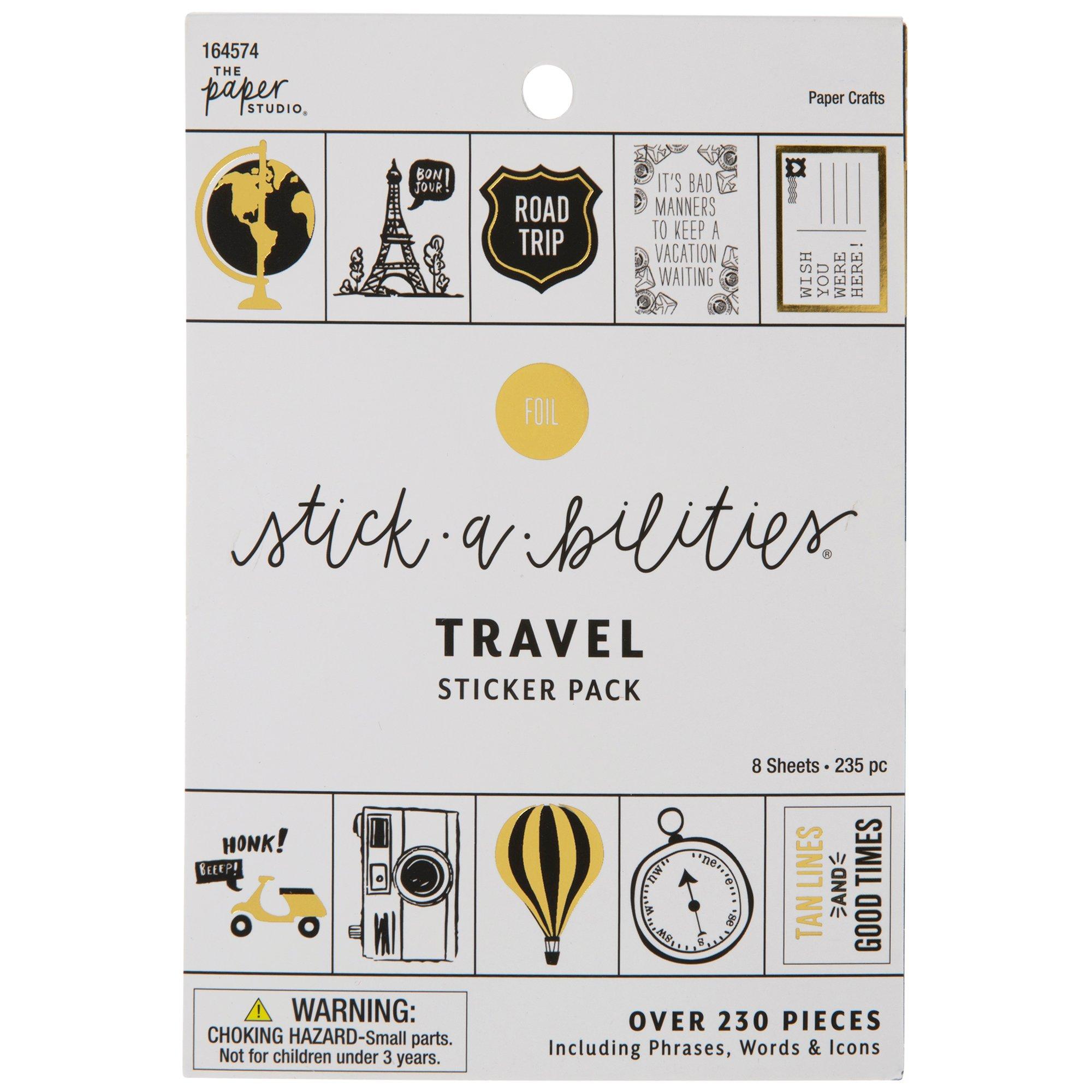 Foil Travel Stickers Hobby Lobby 164574