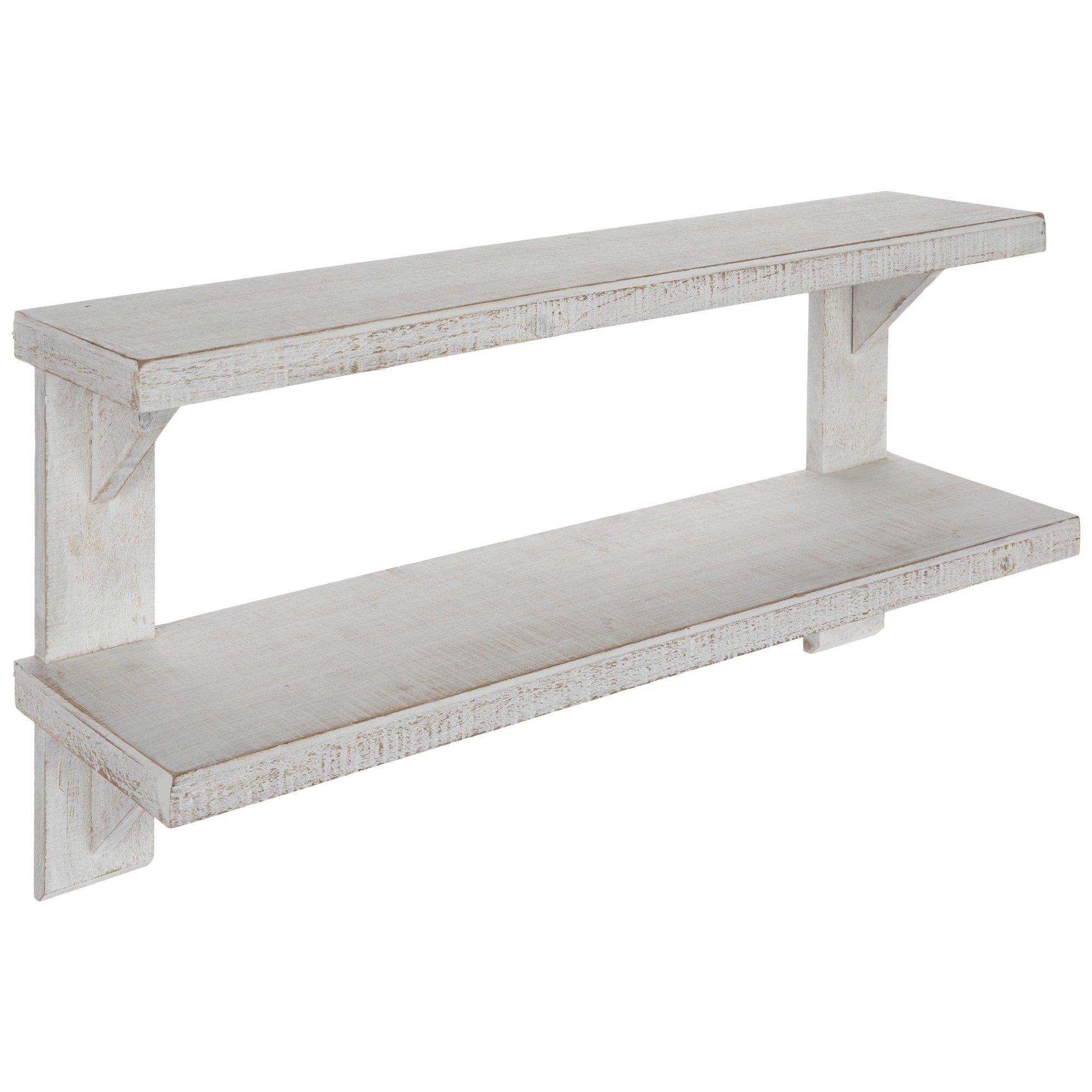 Slim Wood Wall Shelf With Hooks, Hobby Lobby