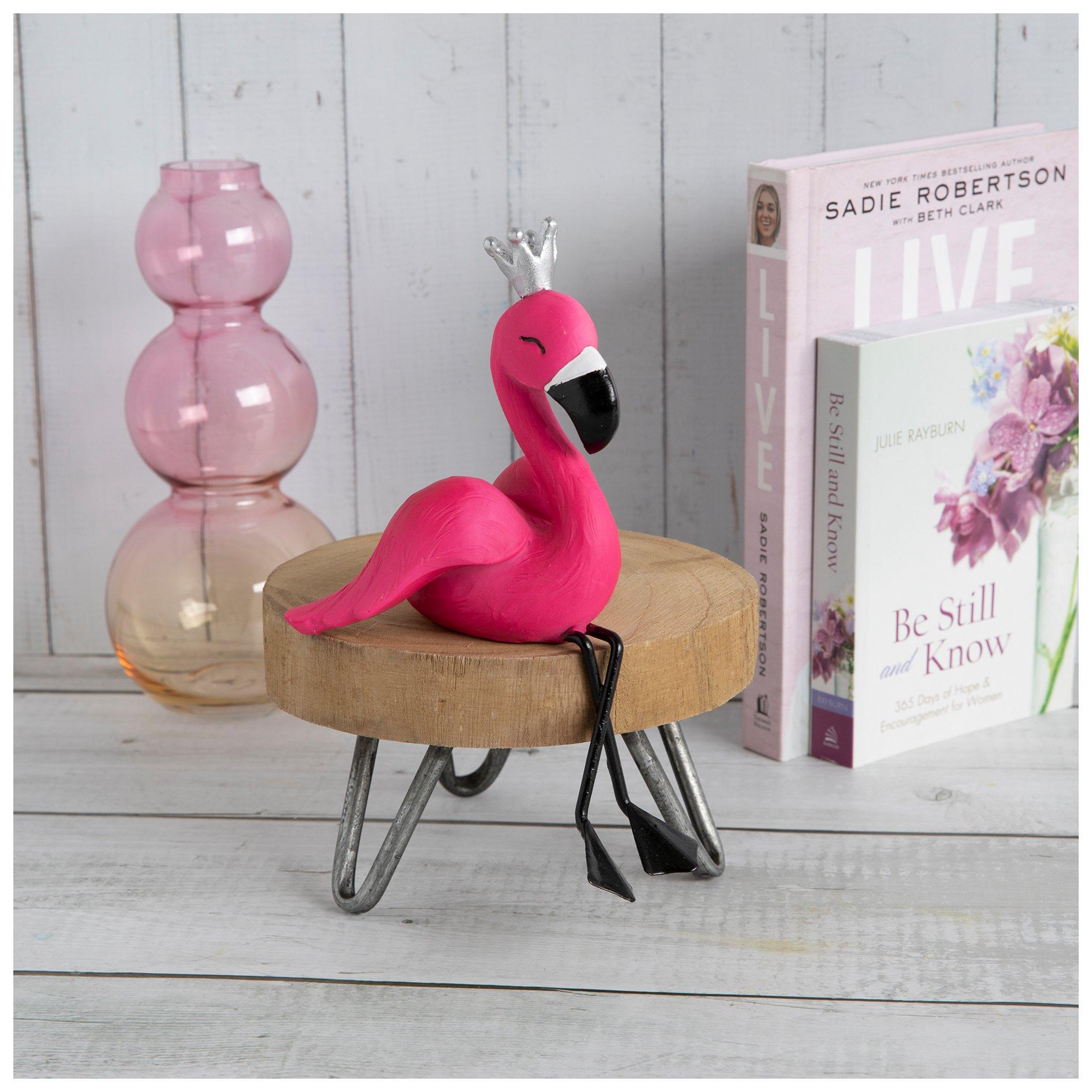 Crowned Flamingo Shelf Sitter | Hobby Lobby | 1647239